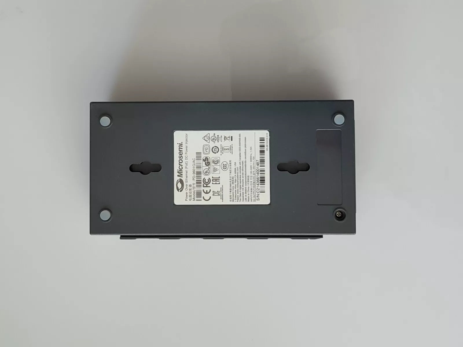 MICROSEMI PD-9601G/AC POWER OVER ETHERNET (PoE DC POWER INJECTOR MIDSPAN