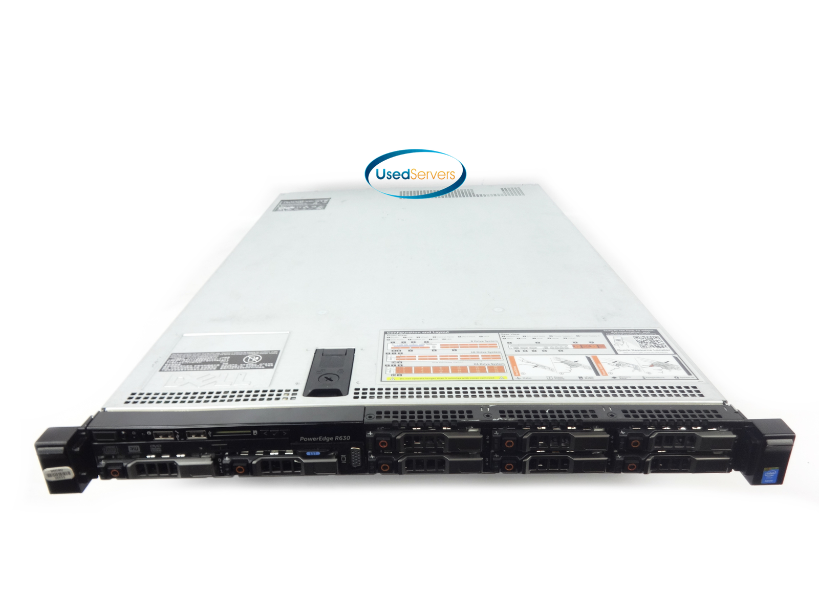 Dell R630 8SFF 128GB 2xE5-2643v3 3.4GHZ=12Cores 8x1.2TB 10K H730P