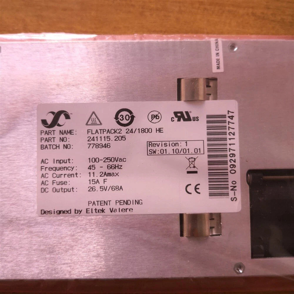 Eltek Flatpack2 24/1800 HE High-Efficiency Communication Power Rectifier Module