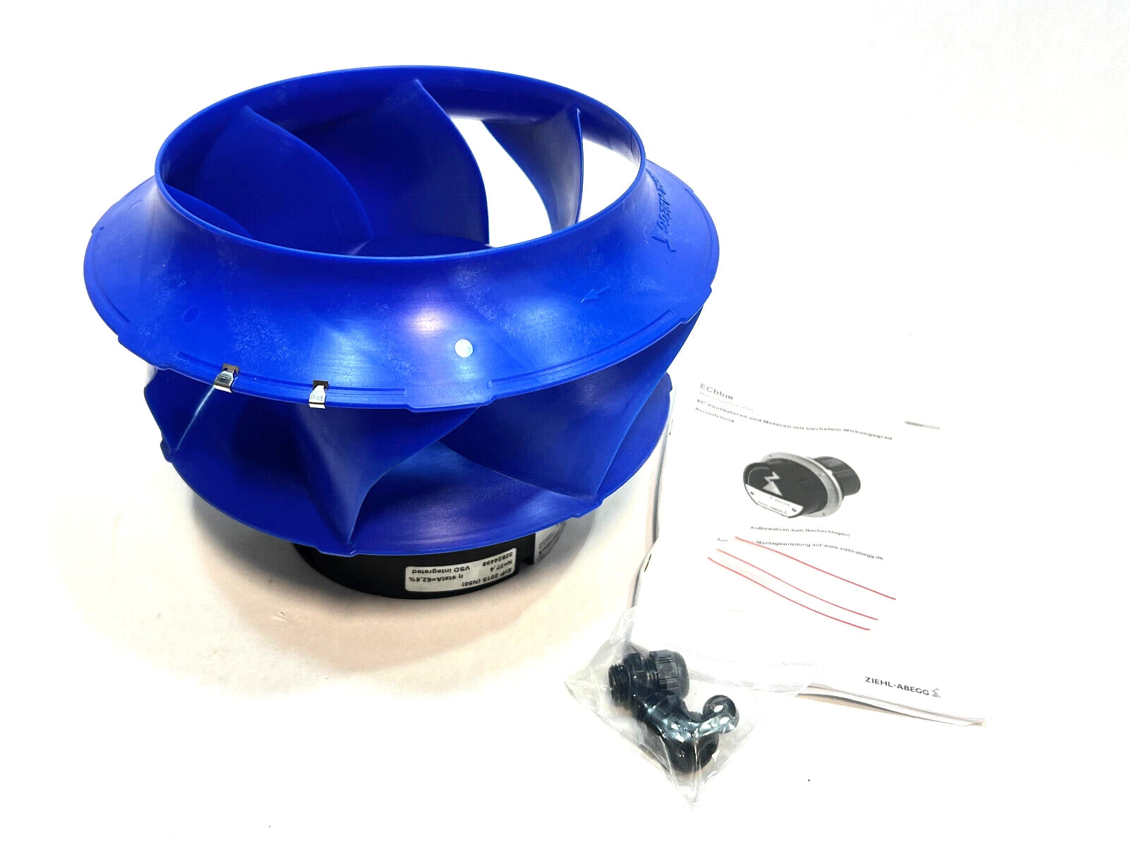Ziehl-Abegg RH25V-6IK.BA.VR ECBlue 100-130VAC 2780RPM Centrifugal Fan Art#177236