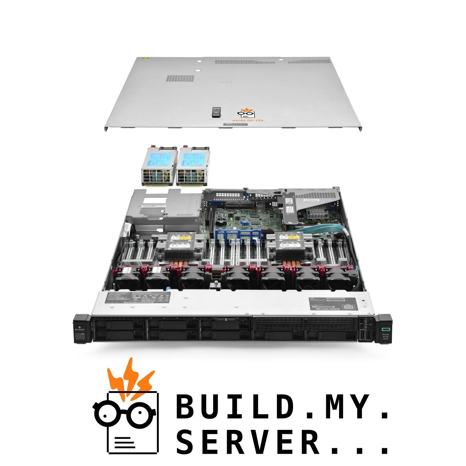 HPE ProLiant DL360 G10 Server 2.70Ghz 48-Core 384GB RAM 1.9TB SSDs VM Hosting