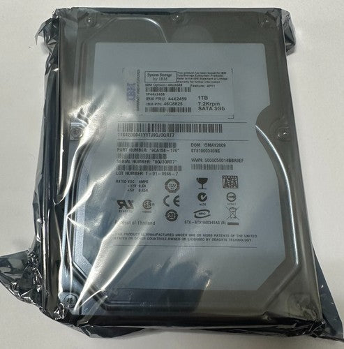 IBM 1TB 7200RPM SATA-E 3G 3.5-inch Internal Server Hard Drive New
