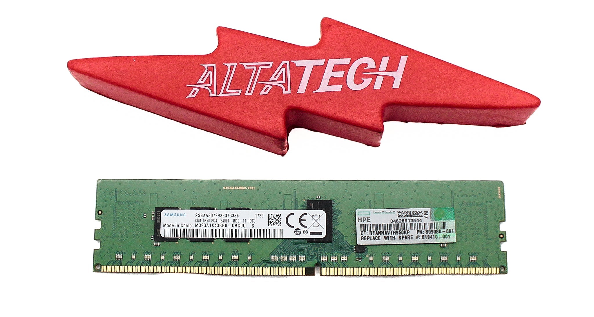 Samsung M393A1K43BB0-CRC0Q 8GB PC4-19200T DDR4-2400 1RX8 ECC