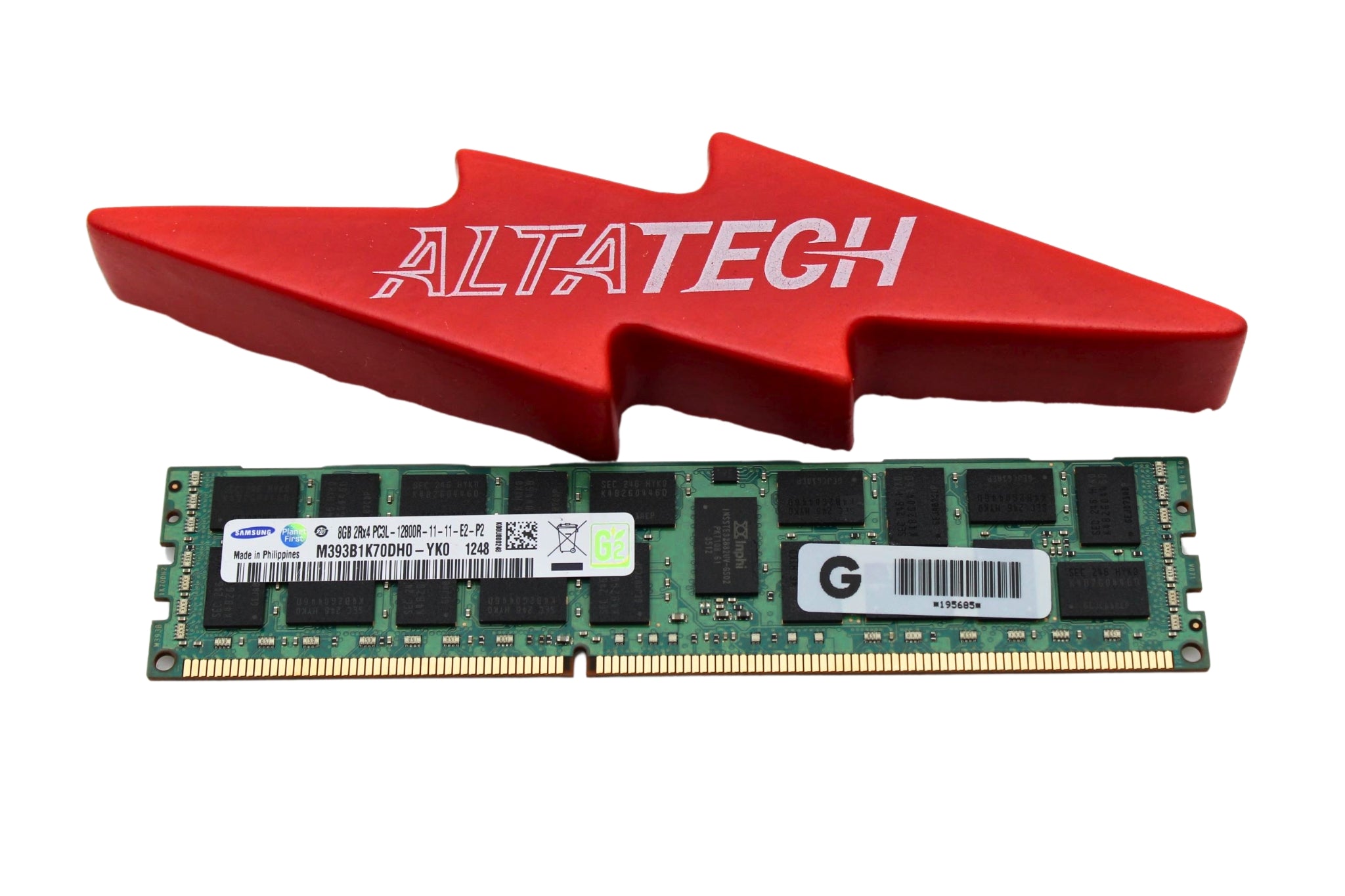 Samsung M393B1K70QB0-YKO 8GB PC3L-12800R DDR3-1600 2RX4 ECC
