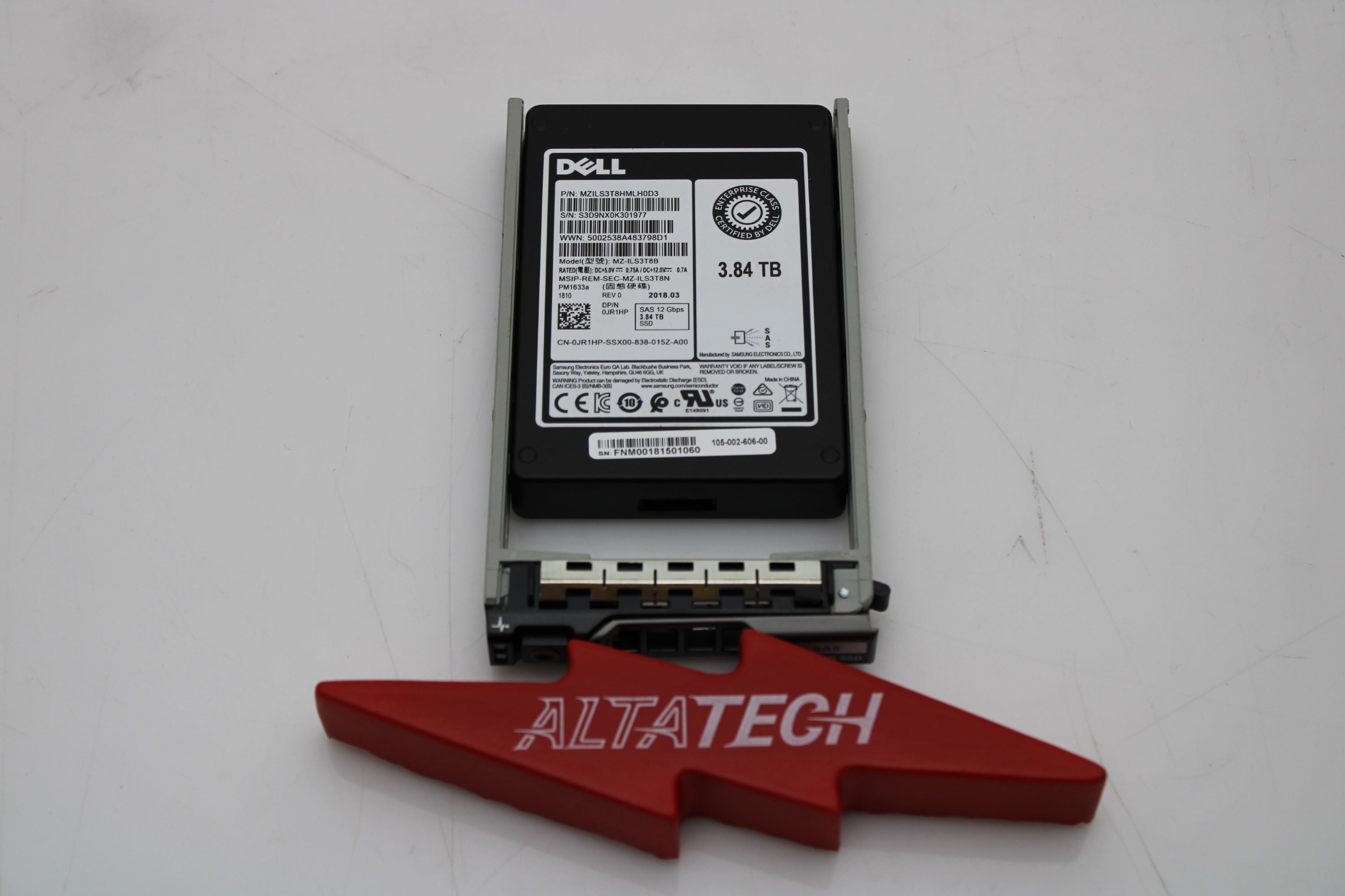 Samsung MZILS3T8HMLH0D3 3.84TB SSD SAS 2.5 12G RI