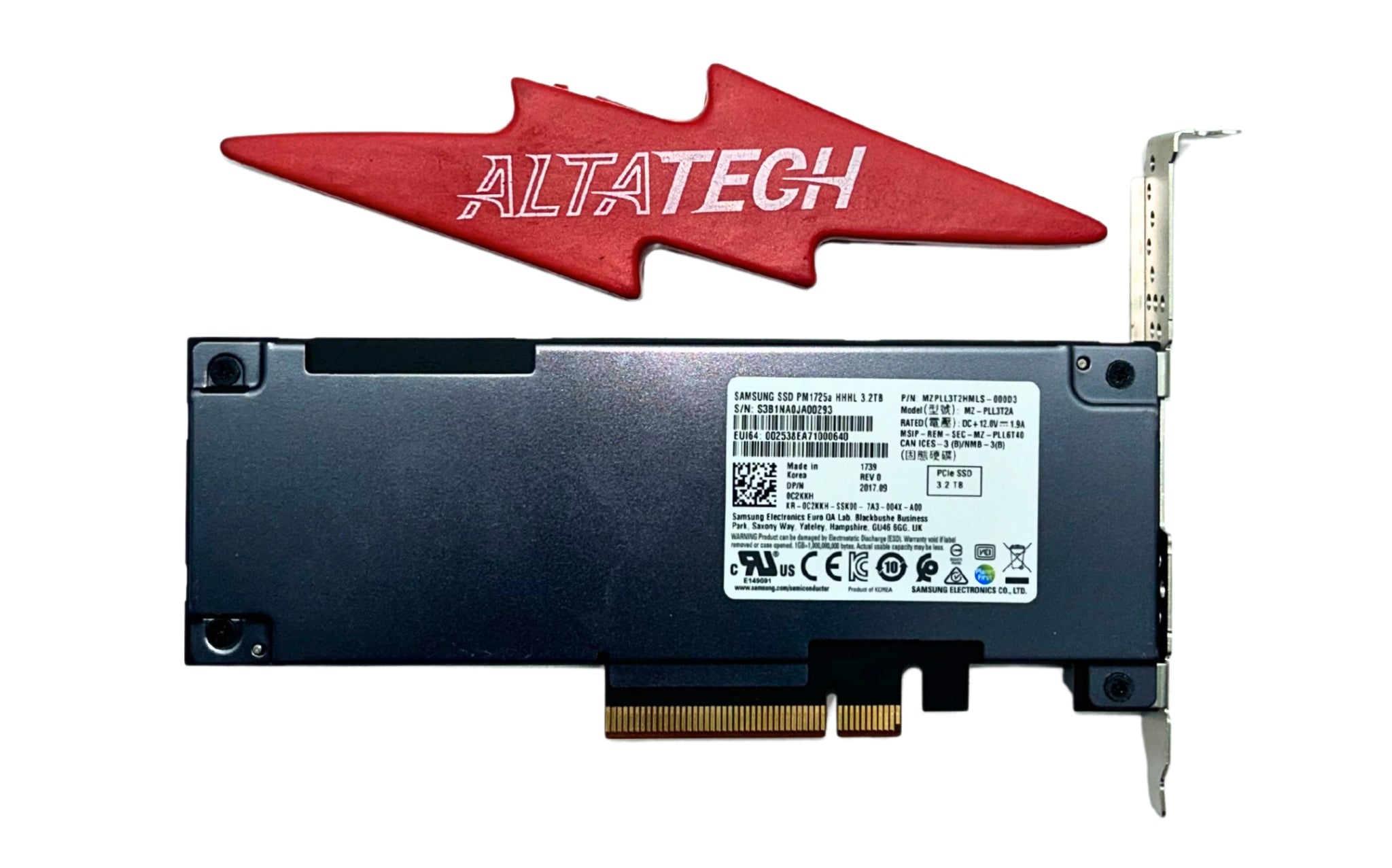 Samsung MZPLL3T2HMLS-000D3 3.2TB SSD SAS PCI-E NVME