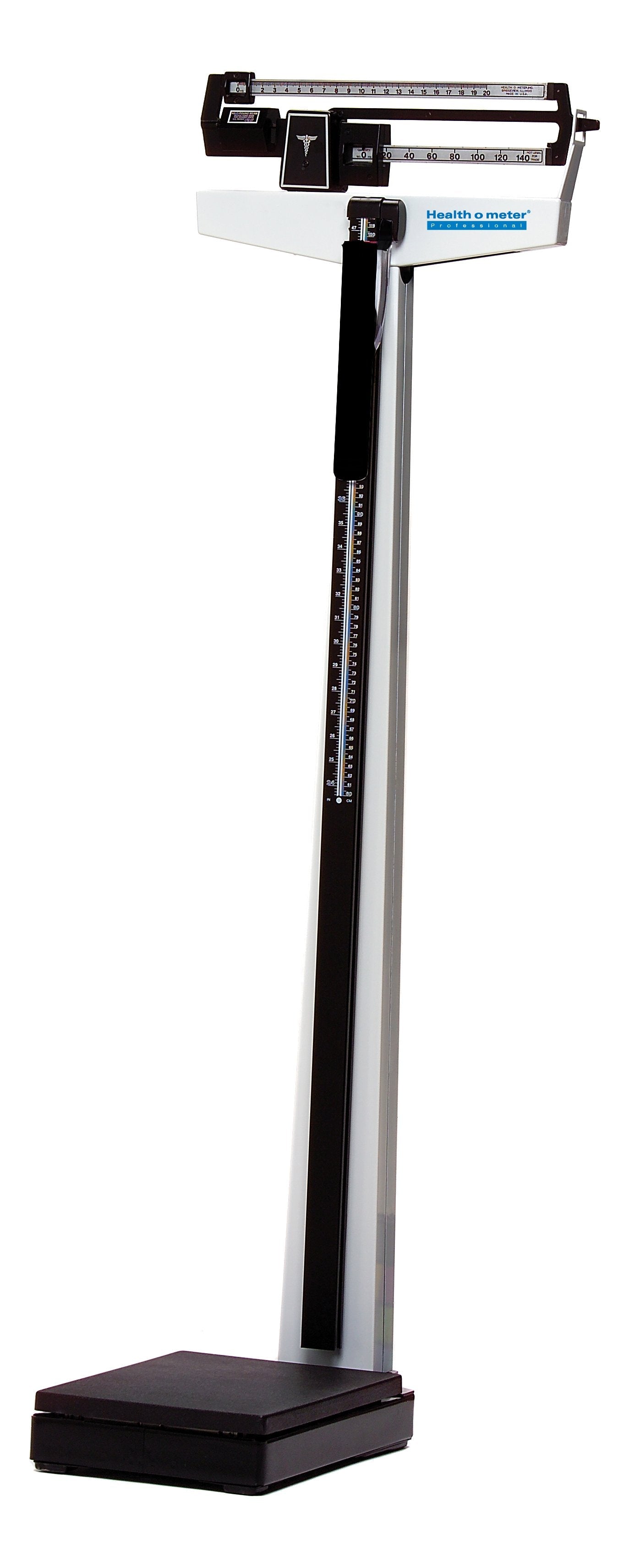 Health o meter 450KLWH Physician Beam Scale w/ Height Rod and Wheels