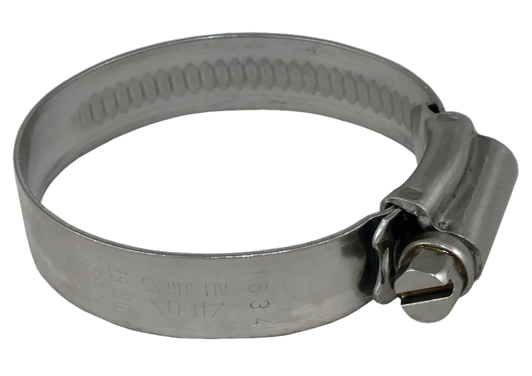 Scandvik 13644 ABA SS Hose Clamps, #20, 10 Pack