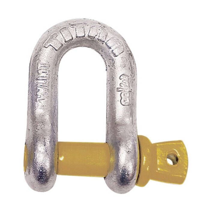 Titan Chain 10319067 Hot Galvanized D Shackle, 5/8"