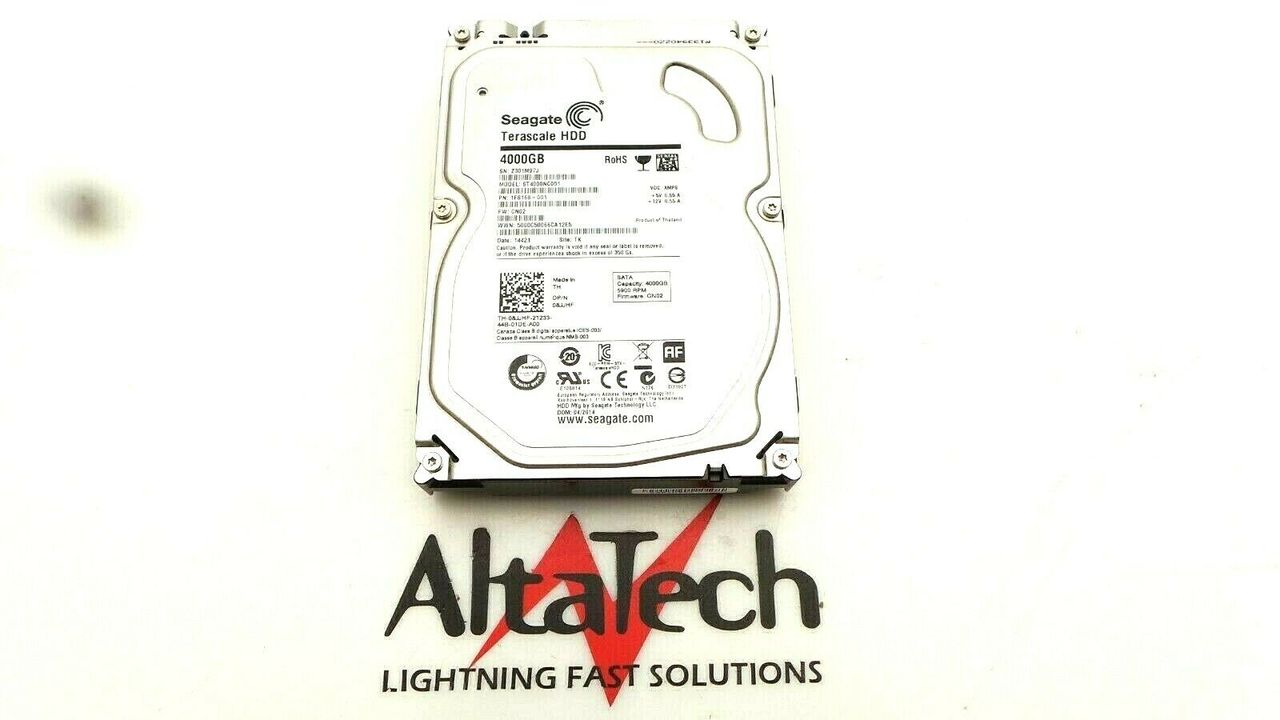 Seagate 8JJHF 4TB 5.9K SATA 3.5" Hard Drive