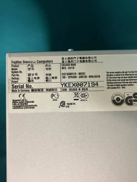 Siemens RADIS PC M440 #10143259