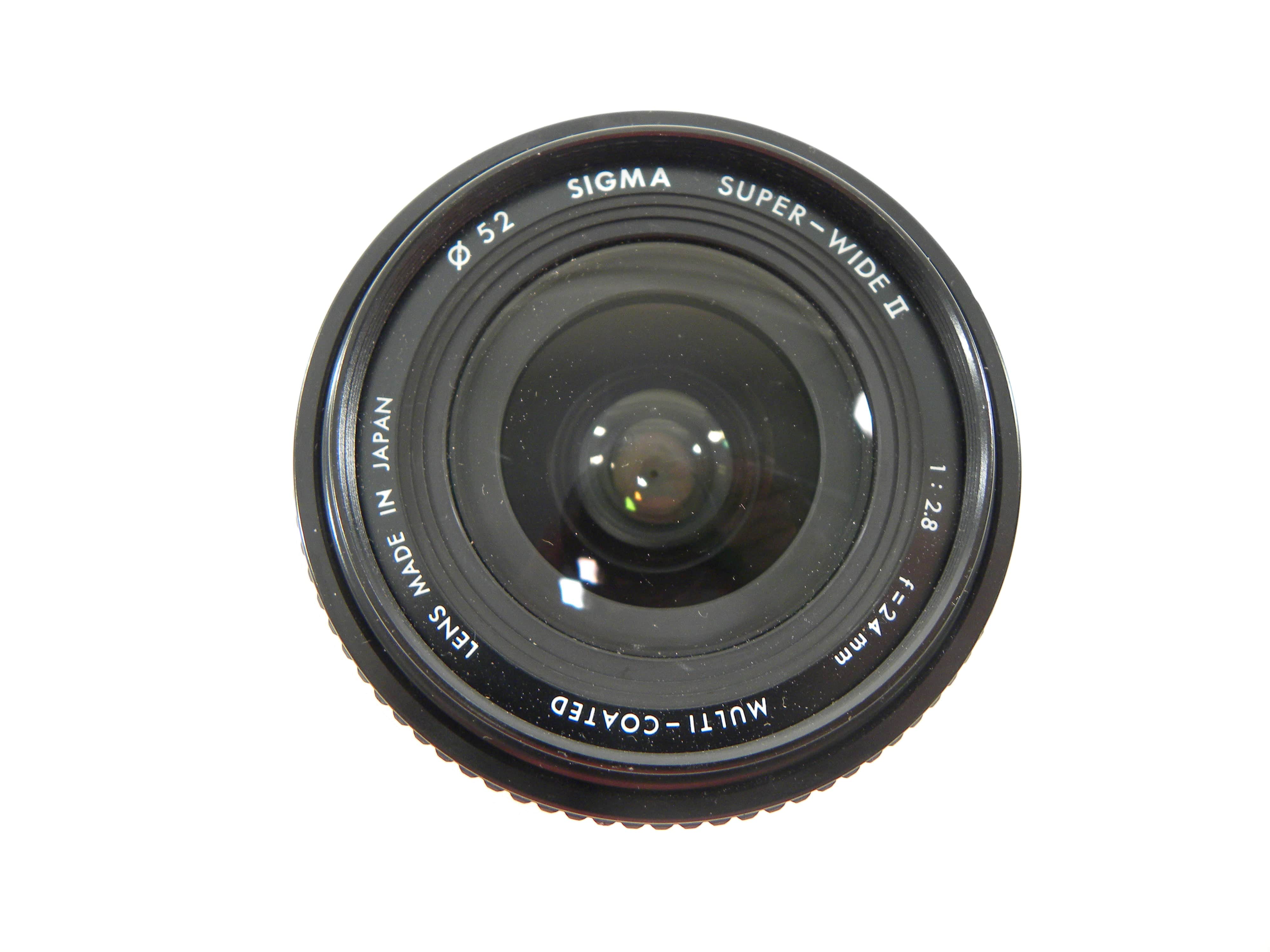 Sigma Super Wide Angle II 24mm f2.8 Minolta A Mount