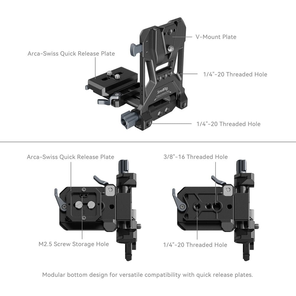 Small Rig Compact V Mount Battery Mounting System