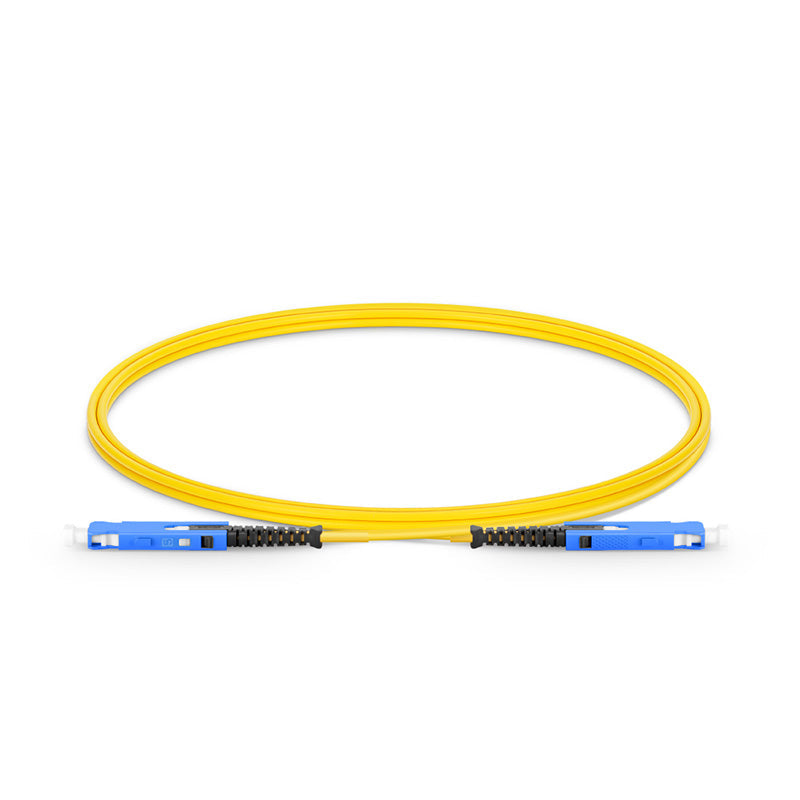 SN-SN UPC Uniboot Duplex OS2 Single Mode PVC (OFNR) 2.0mm Fiber Optic Patch Cable, for 200/400G