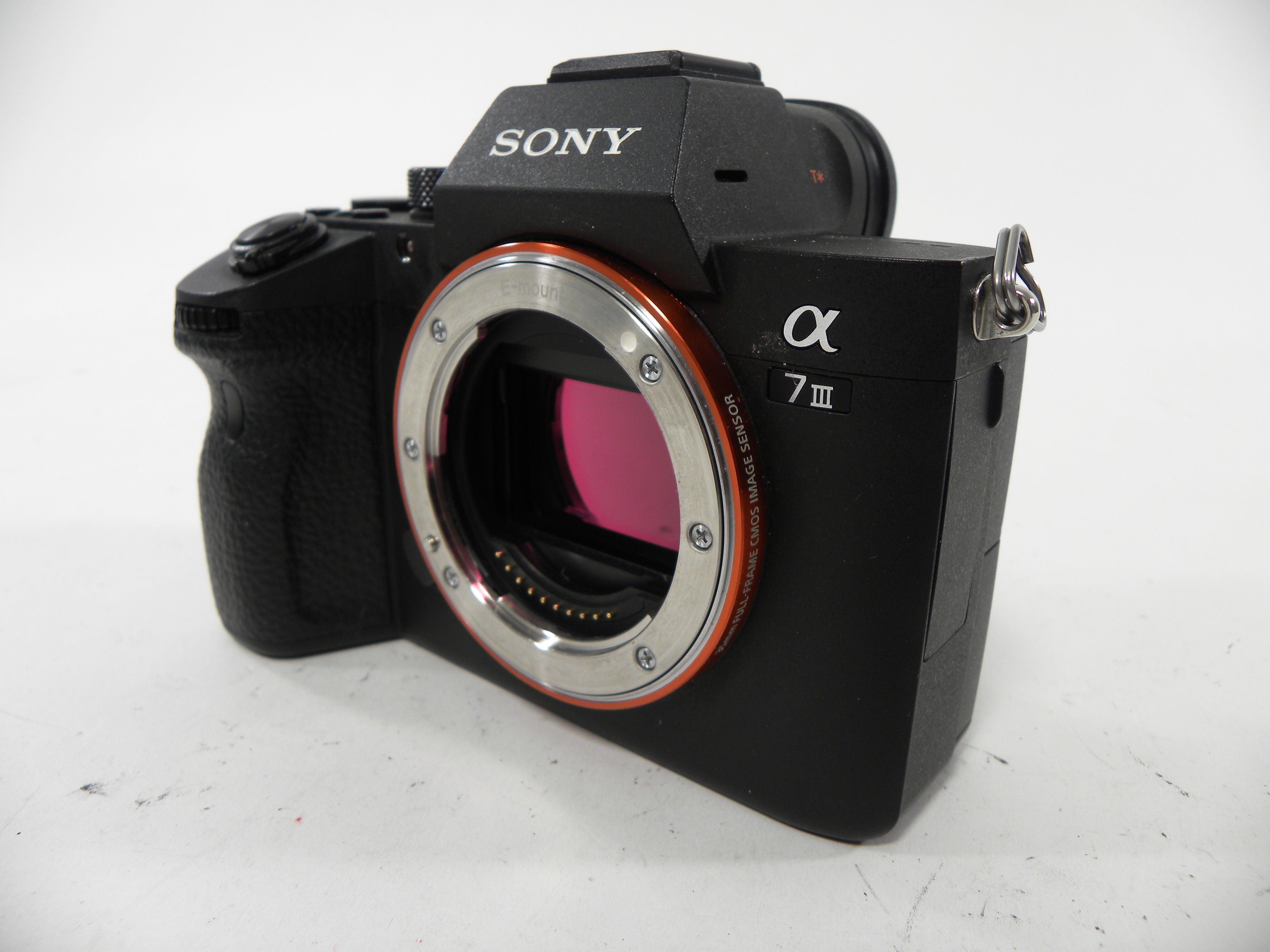 Sony a 7III 24.2mp Digital Mirrorless Camera Body Only Shutter Ct. 7,300