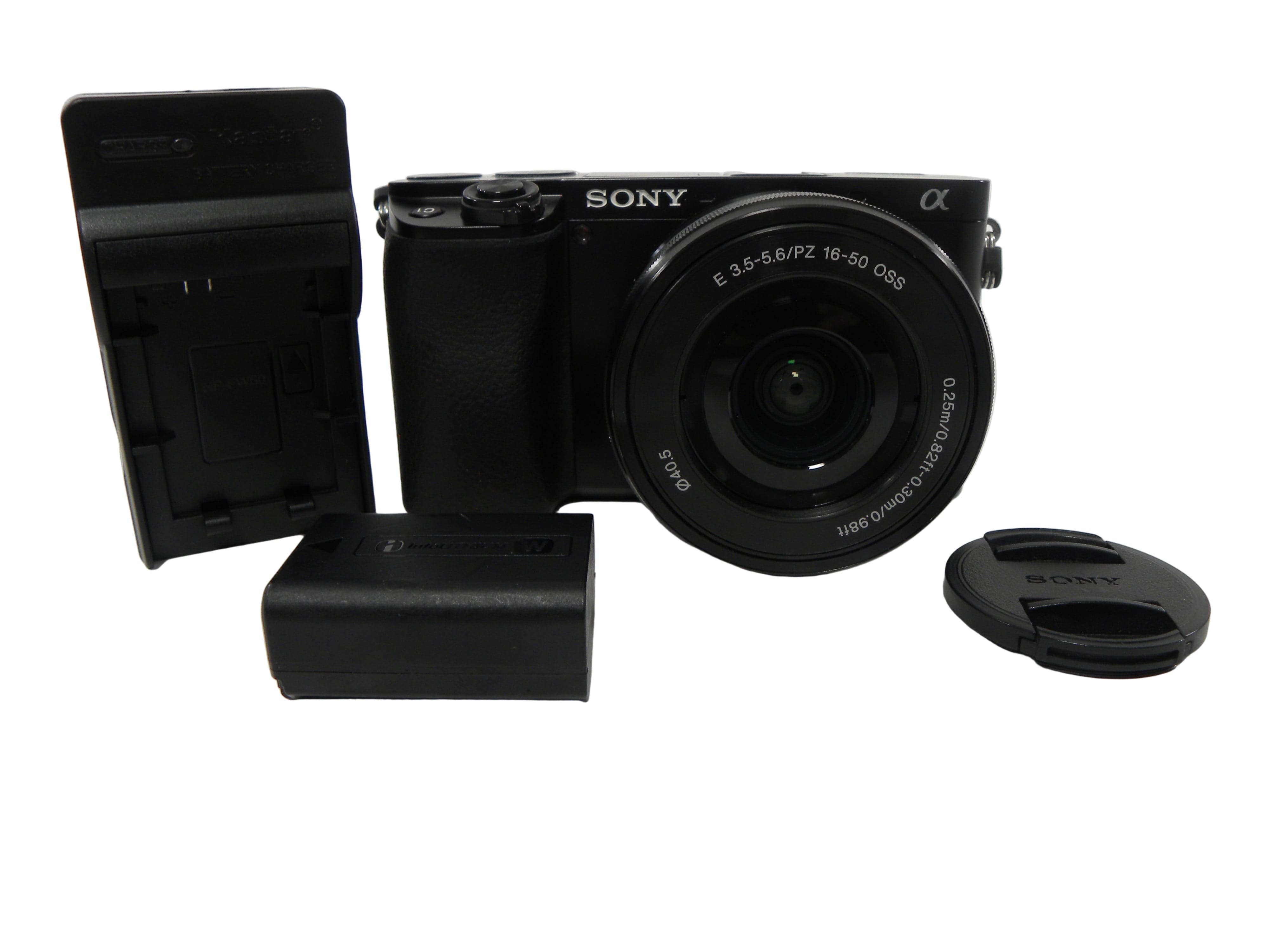 Sony a6100 24.2mp Mirrorless Digital w/16-50mm PZ OSS Shutter Ct. 758