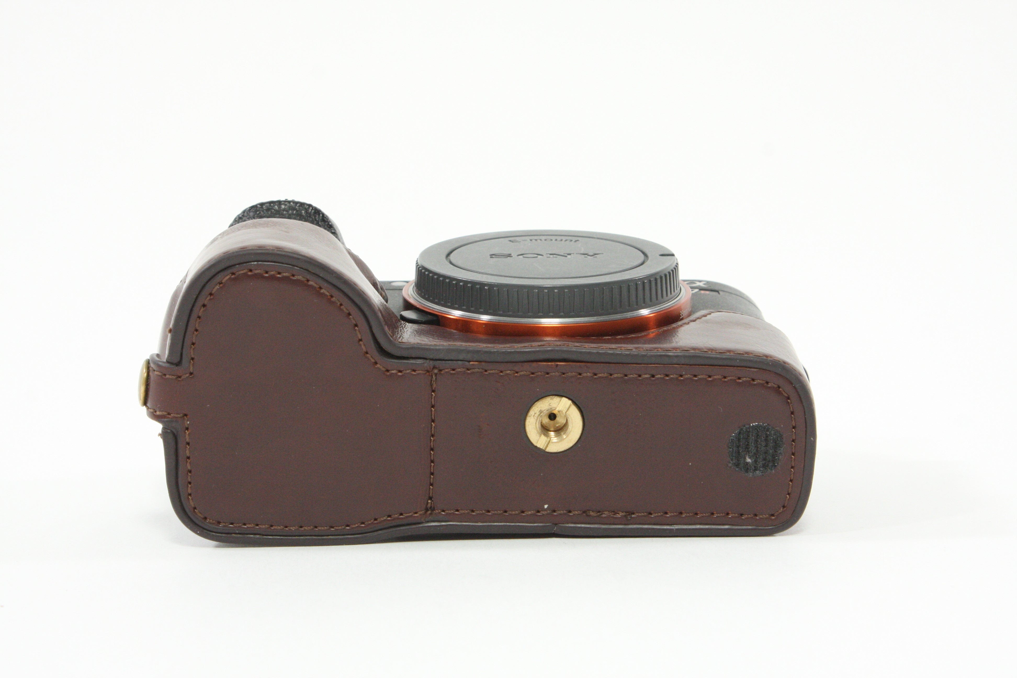 Sony a7R II with Leather Half Case - Shutter Count 13146