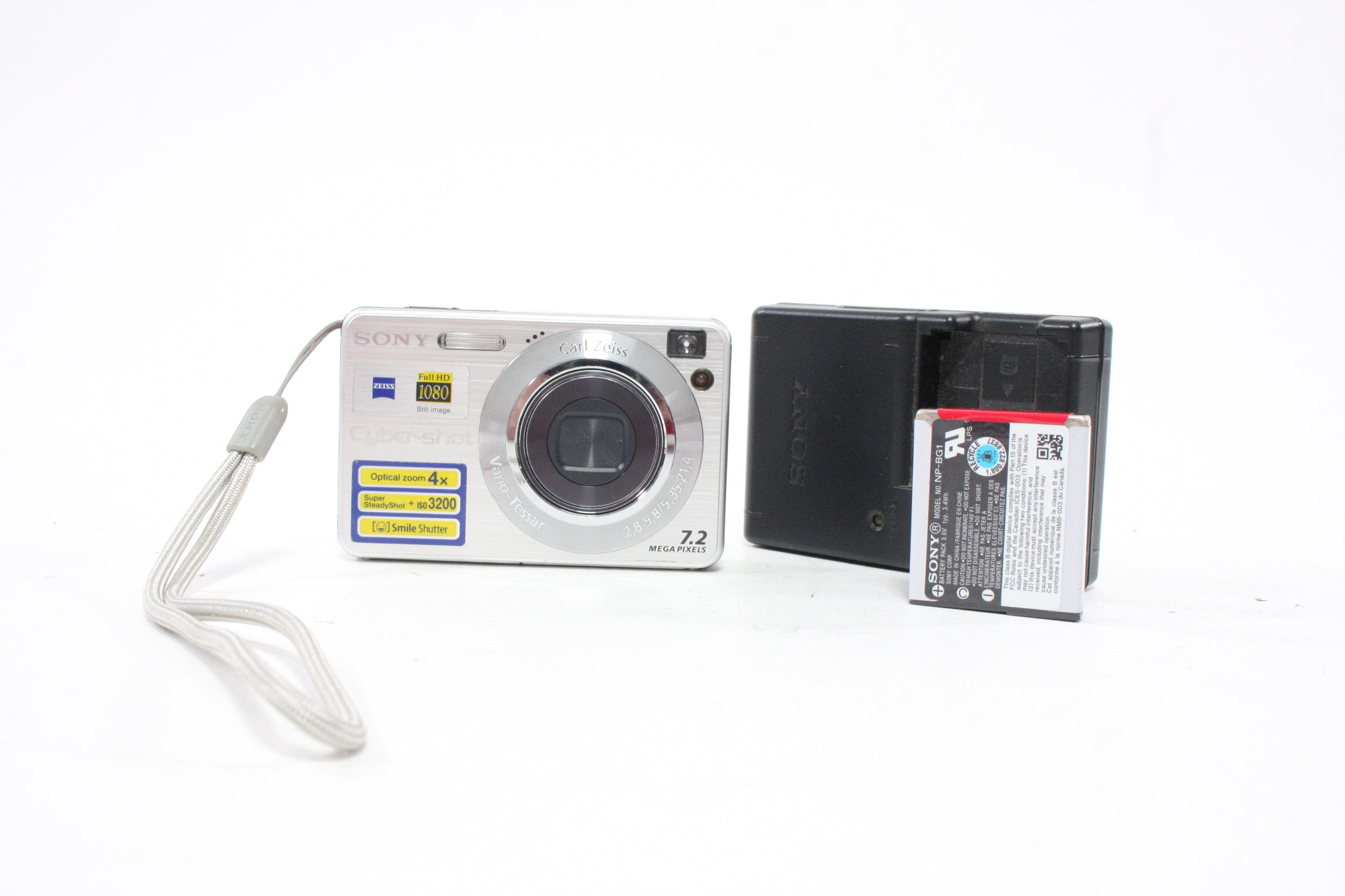 Sony Cyber-shot DSC-W120 Digital Point-and-Shoot Camera 4x Zoom 7.2mp