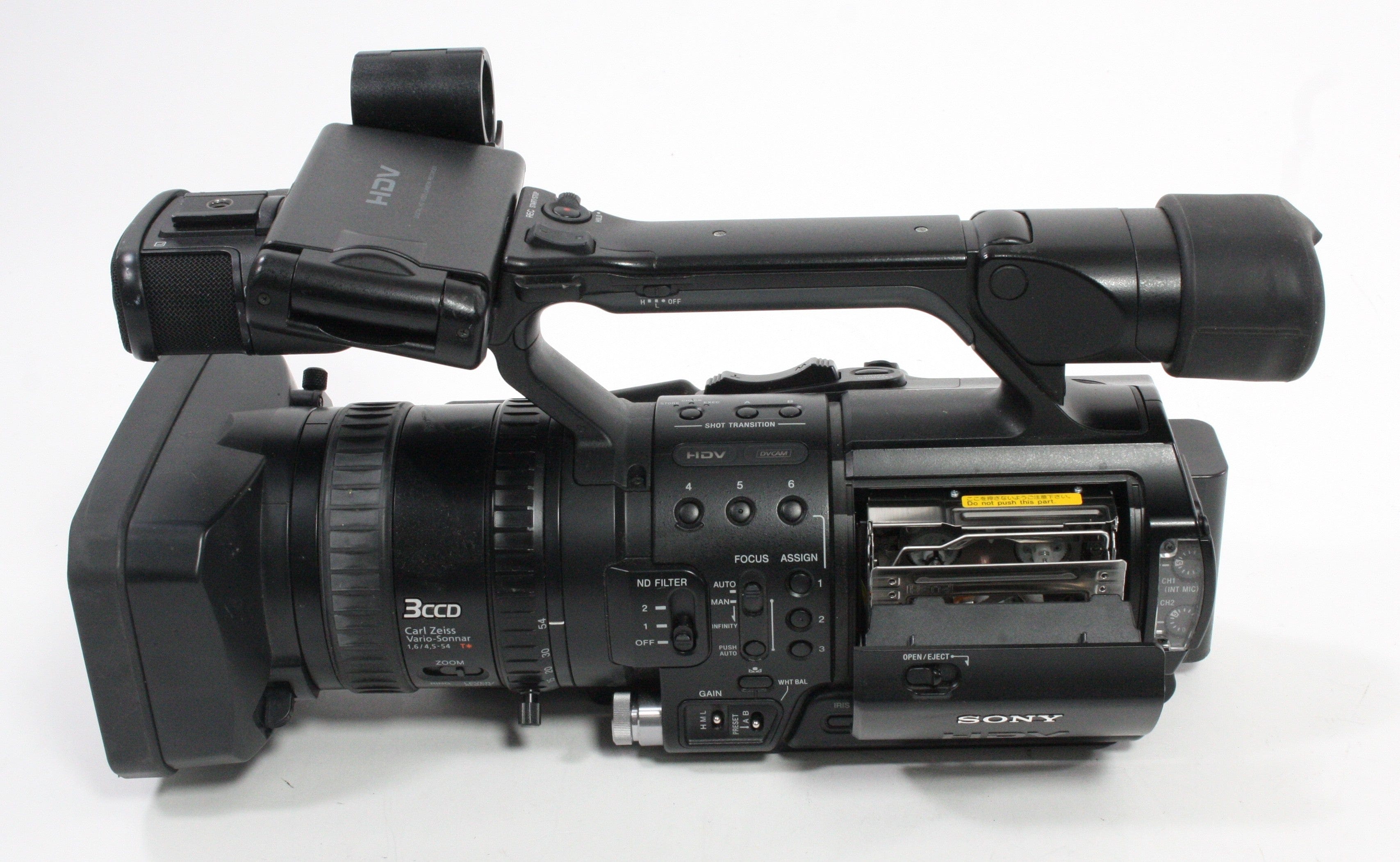 Sony HVR-Z1U HD Video Camera Mini DV with 570 hrs