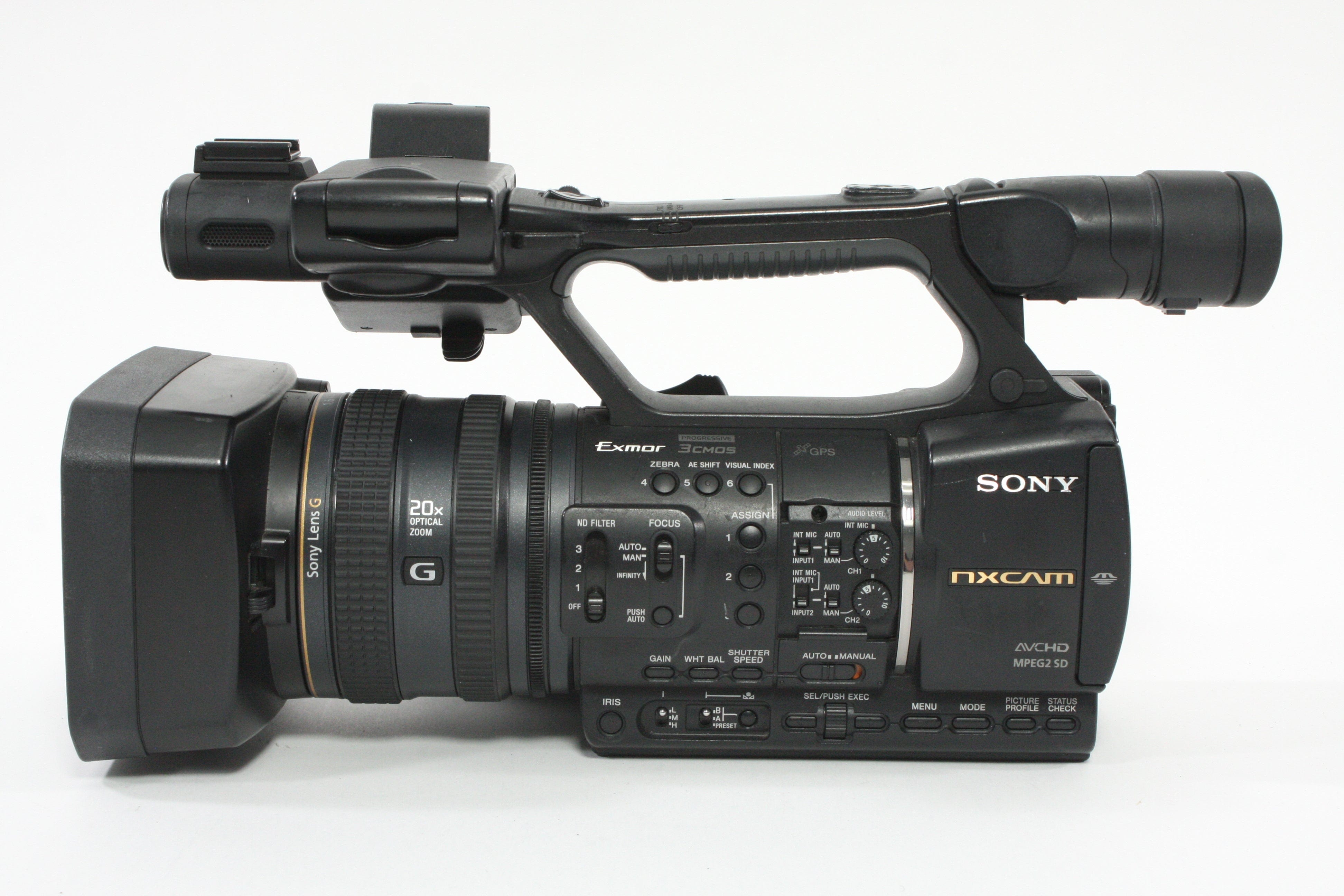 Sony HXR-NX5U NXCAM Professional Camcorder - 100 hours usage