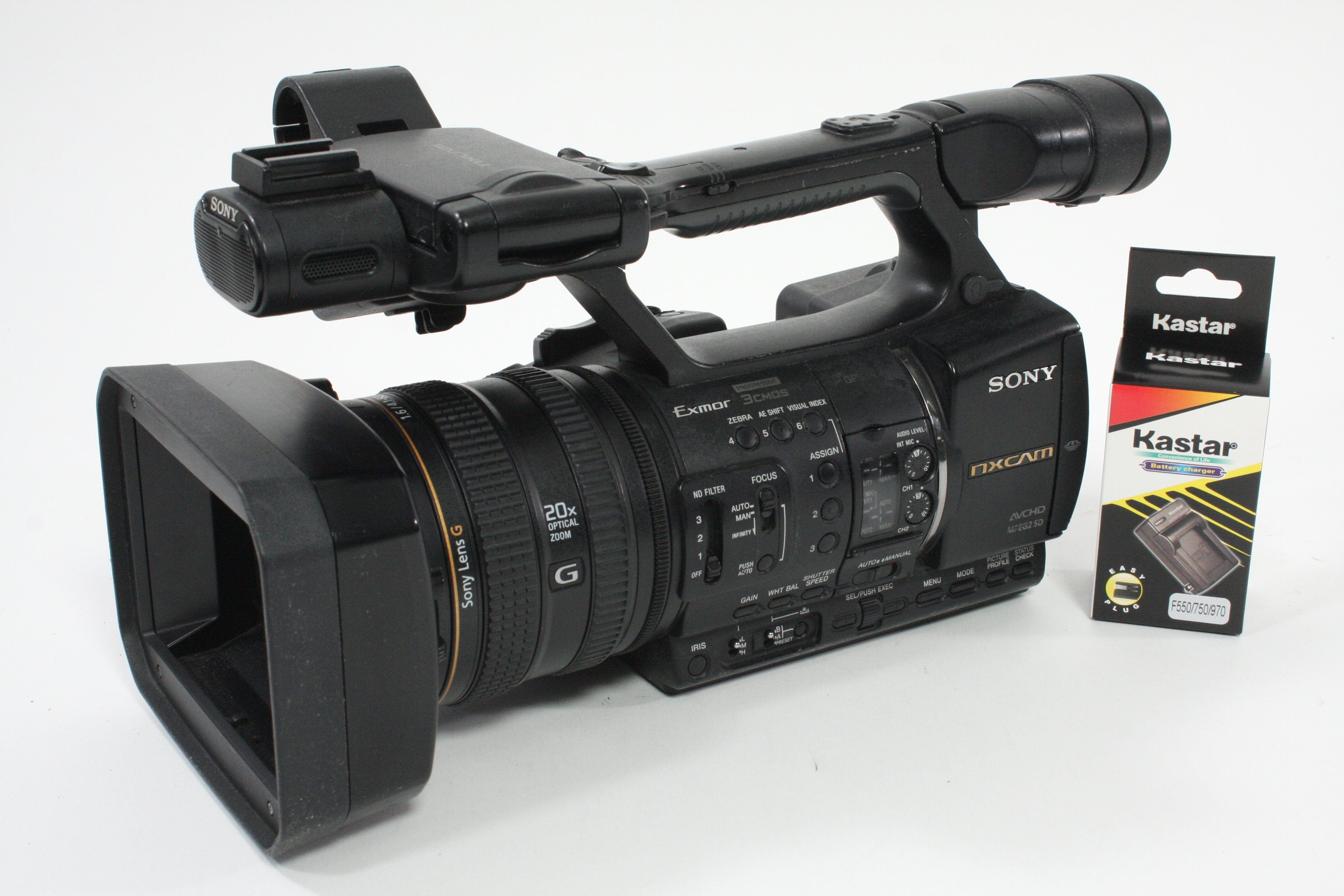 Sony HXR-NX5U NXCAM Professional Camcorder - 740 hours usage