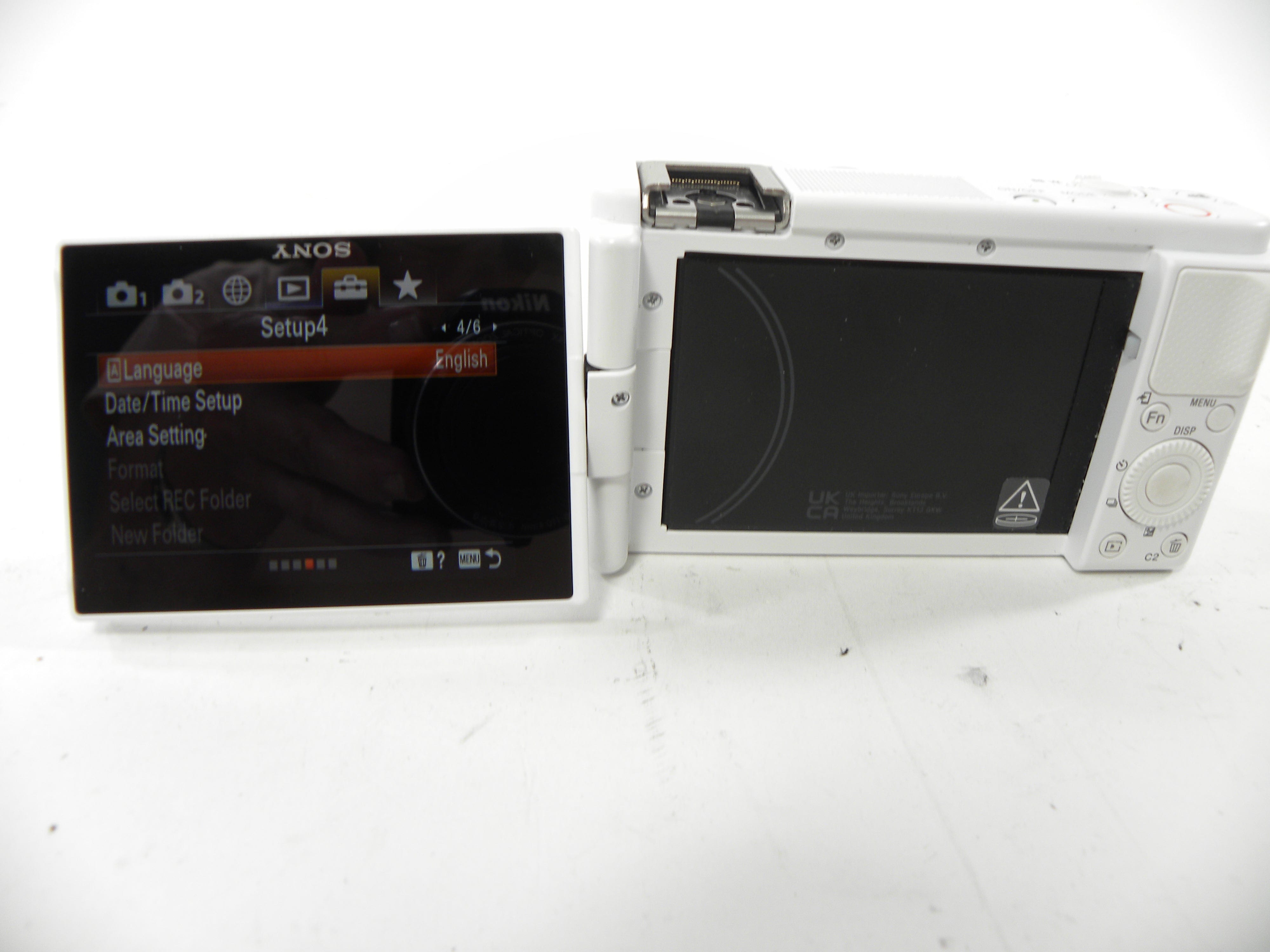 Sony ZV-1 20.1mp Digital Camera (White)