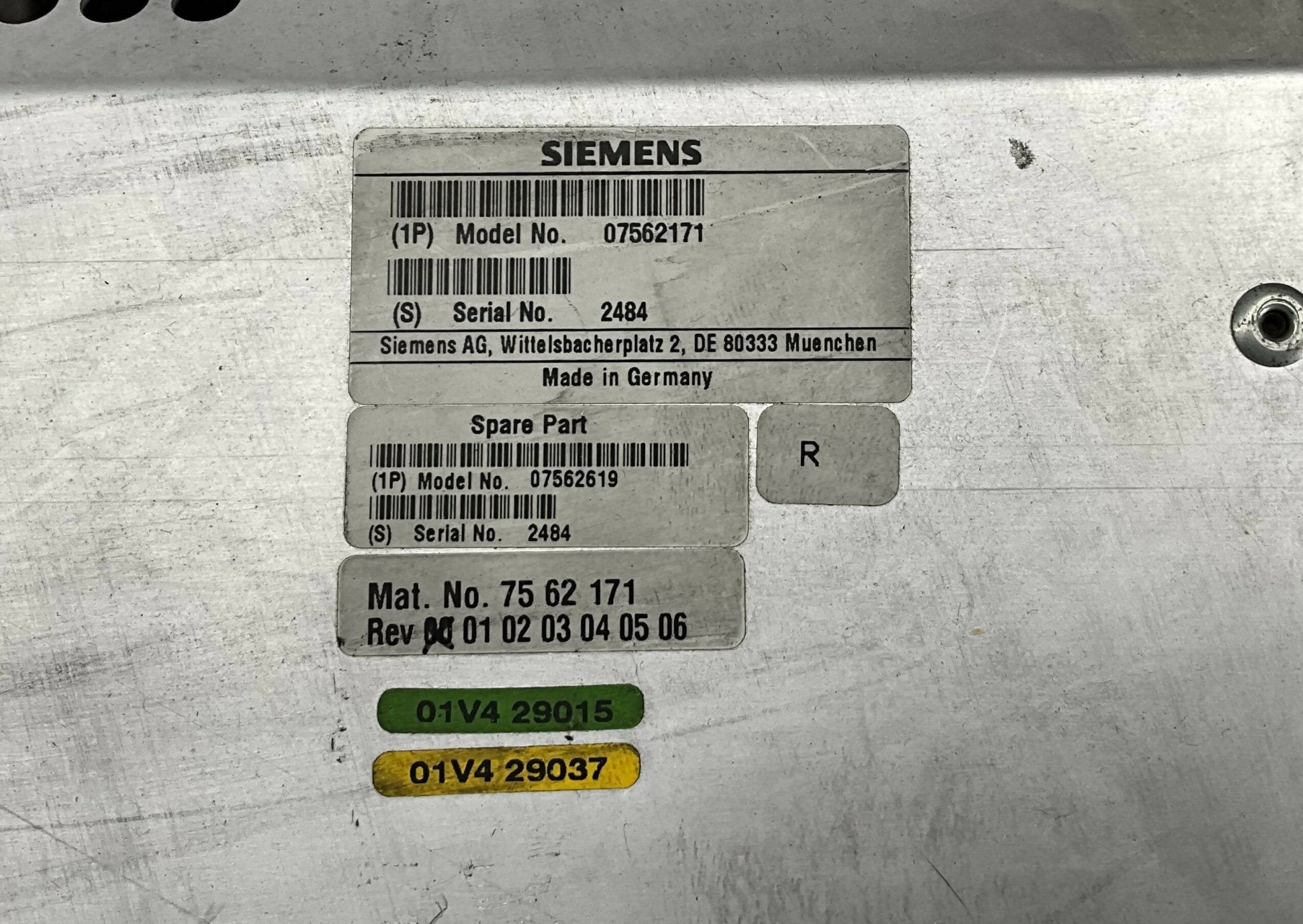 SPARE PART POWER BOX P10F ( 07562619/7562619/07562171 SIEMENS