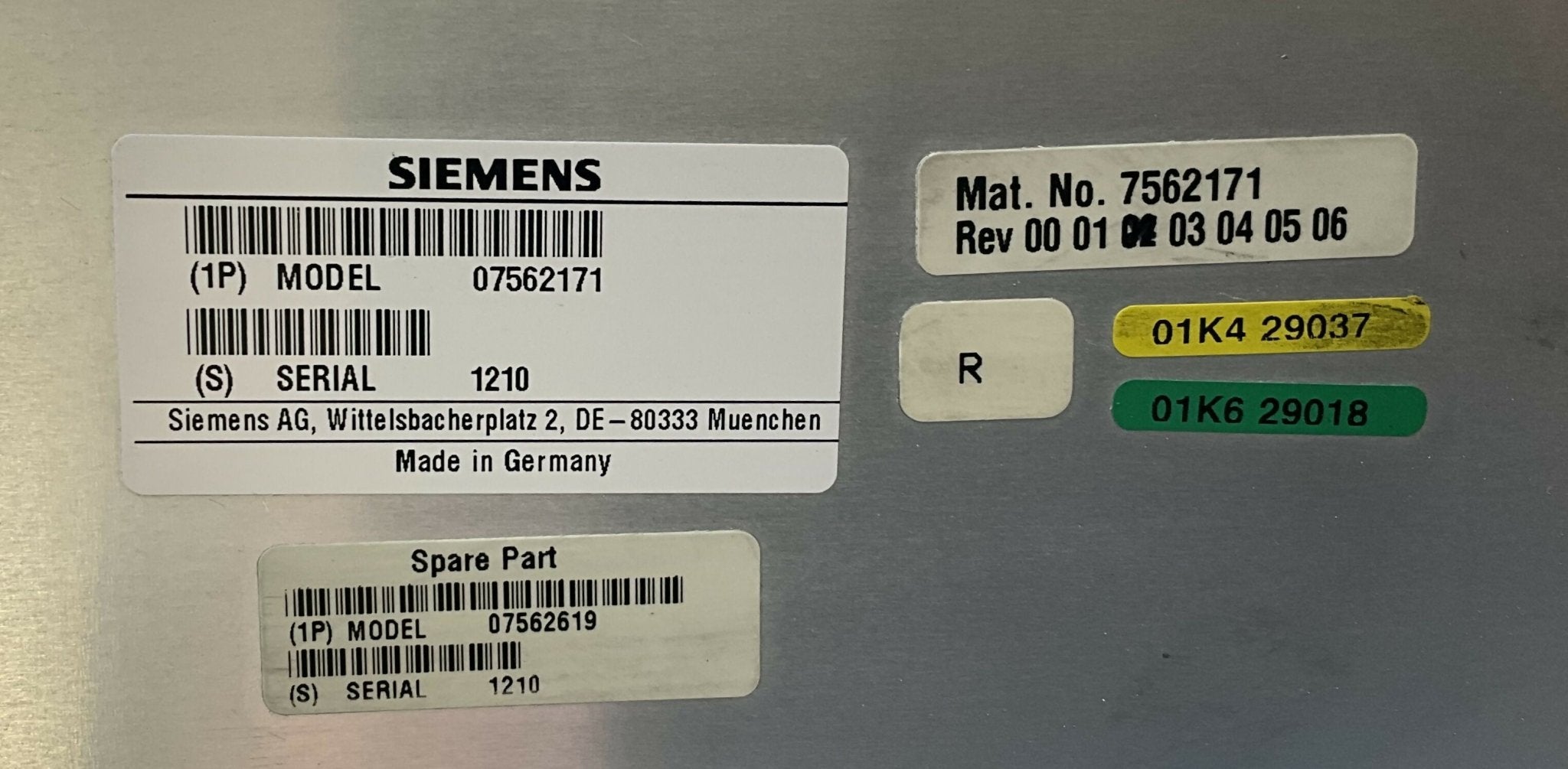 SPARE PART POWER BOX P10F (07562619/7562619/07562171 SIEMENS