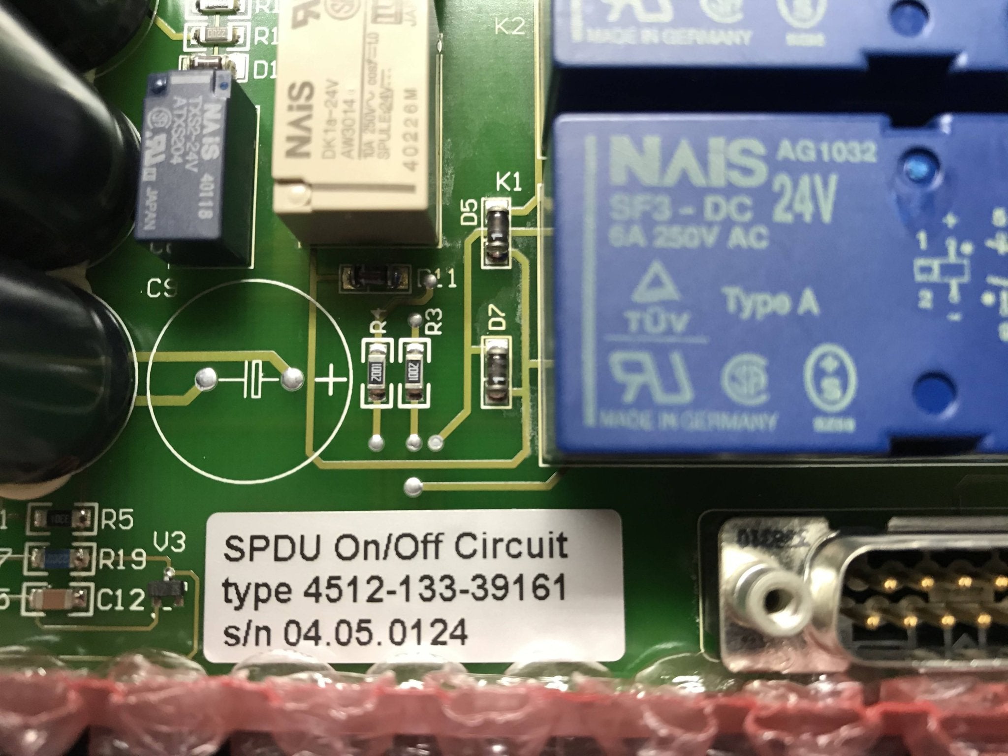 SPDU On/Off Circuit Board (4512-133-39161 Philips Easy Diagnost