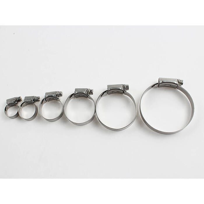 Scandvik 13650 ABA SS Hose Clamps, #24, 10 Pack