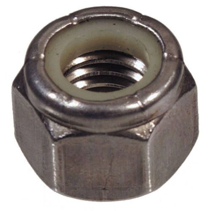 Seachoice Stainless Steel Nylon Insert Locknut, 5/16"-18
