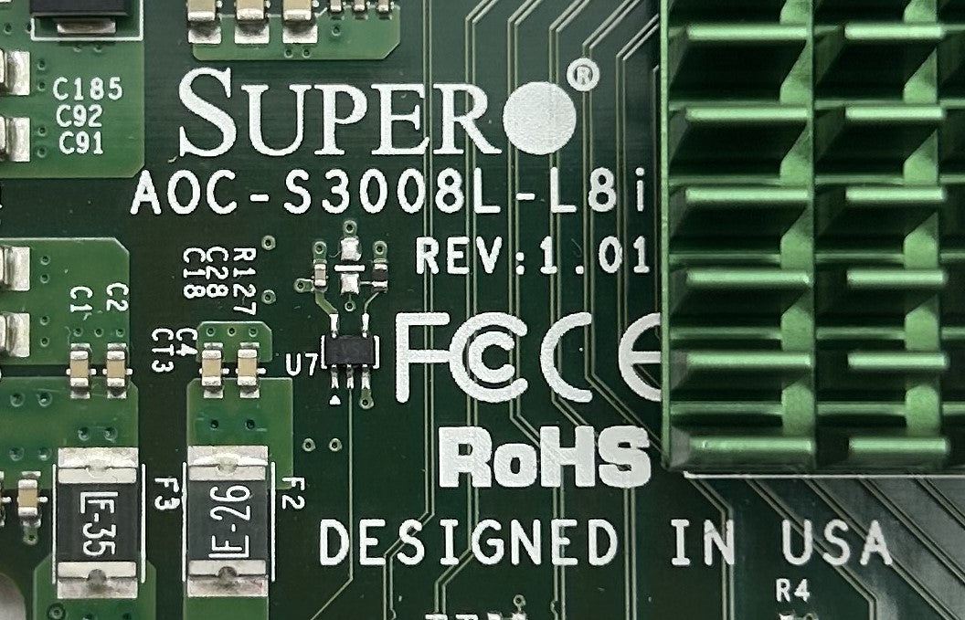 SuperMicro AOC-S3008L-L8I 12G 8 PORT SAS INTERNAL RAID ADAPTER LP