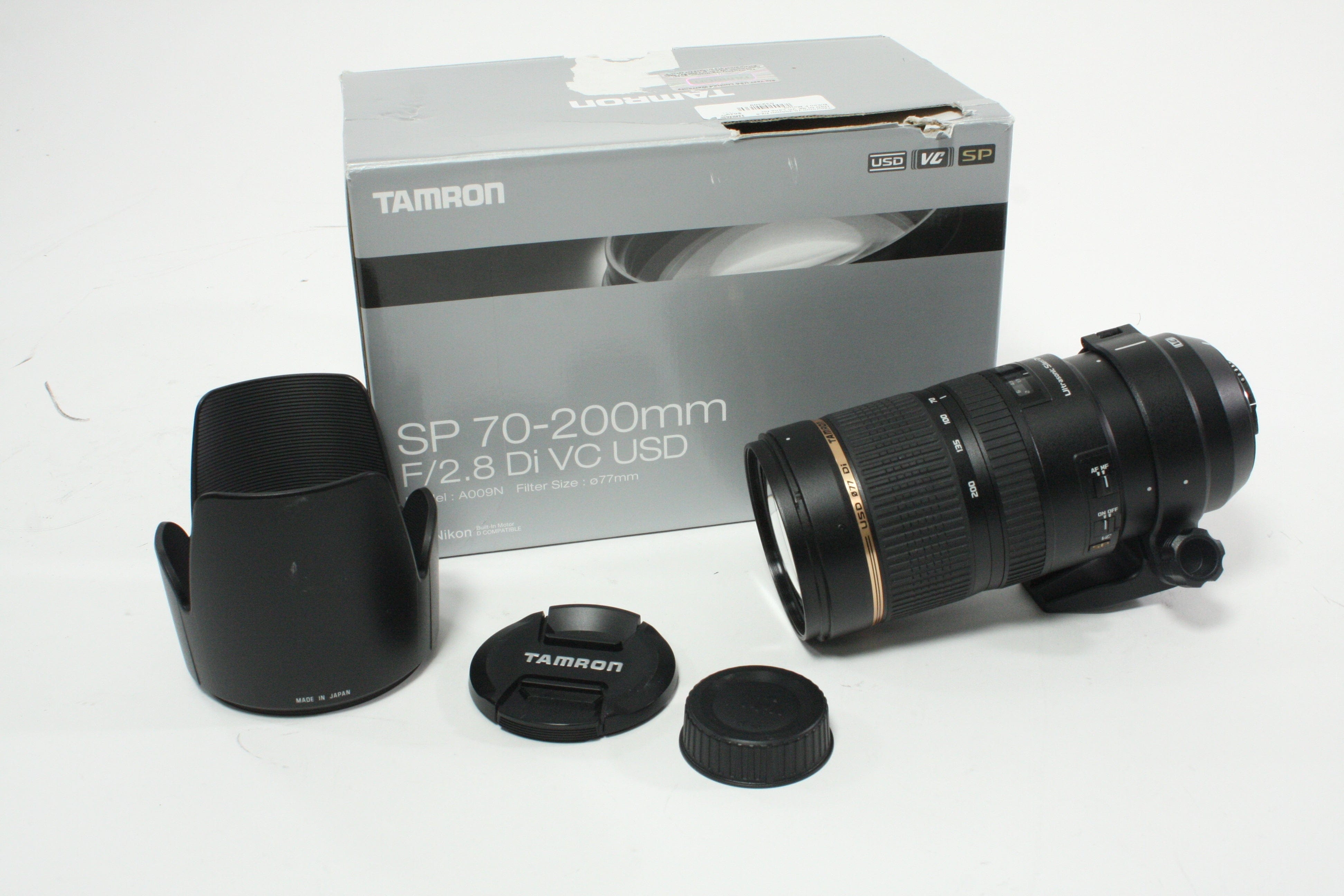 Tamron 70-200mm f/2.8 USD Di SP VC Lens for Nikon F Mount