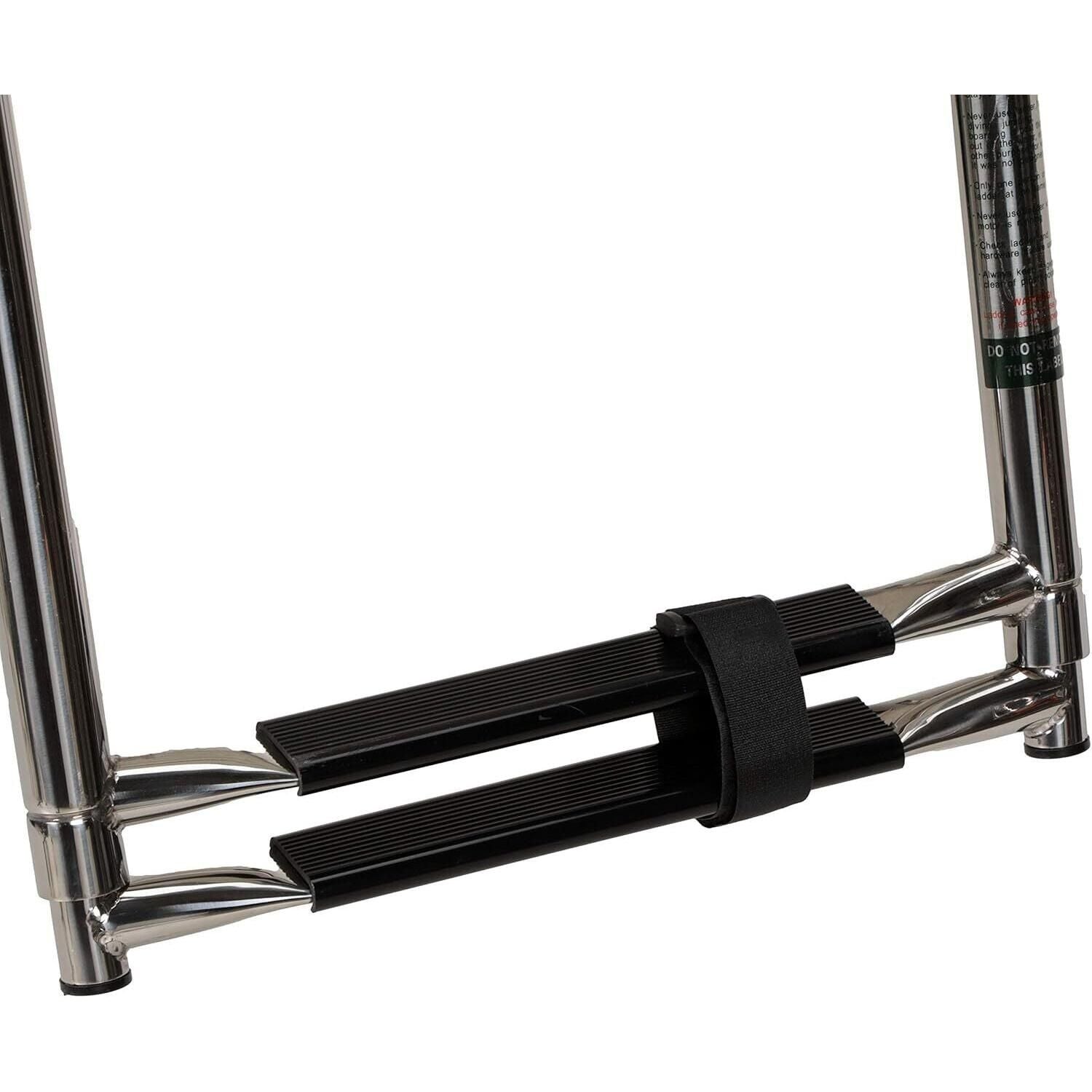 Seachoice 71221 Telescoping Transom Mount Stainless Steel 3-Step Ladder