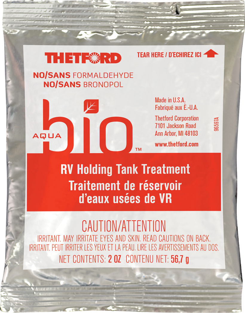 Thetford 96600 Aquabio Dri Pack Holding Tank Treatment, 2 oz., 8/pk
