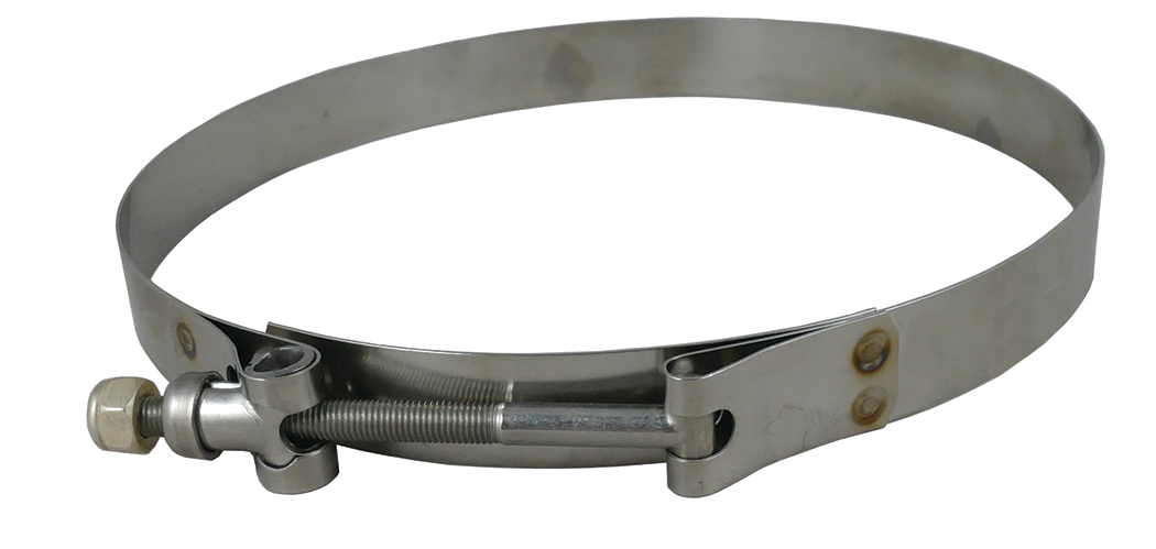 Trident Marine 720-3120L Trident SS T-Bolt Hose Clamps, 3-1/2"