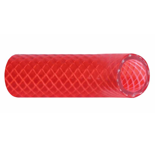 Trident Marine 166-0586 PVC Red Transparent Cover 5/8" x 50'