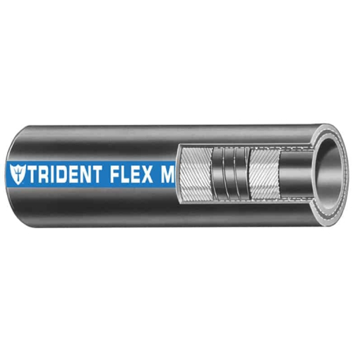 Trident Marine 250-5004 Trident Flex Wired Wet Exhaust & Water Hose, 5" ID (12-1/2 ft. Coil)