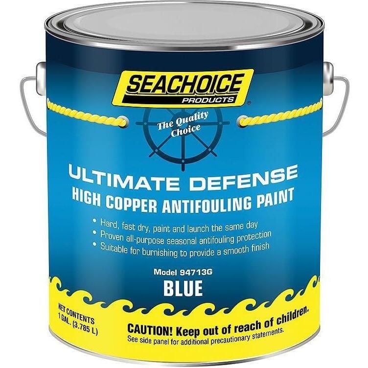 Seachoice YMP069/1 94713G Ultimate Defense High-Copper Antifouling Paint, Blue, 1 Gallon