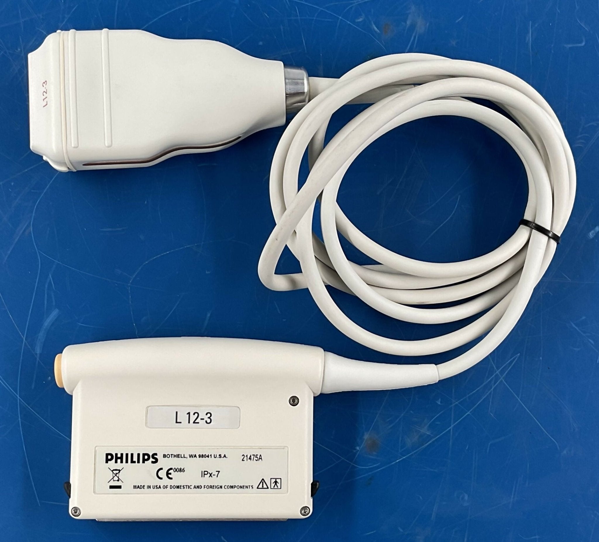 Ultrasound Transducer L12-3 (453561182101/4535 611 82101 PHILIPS
