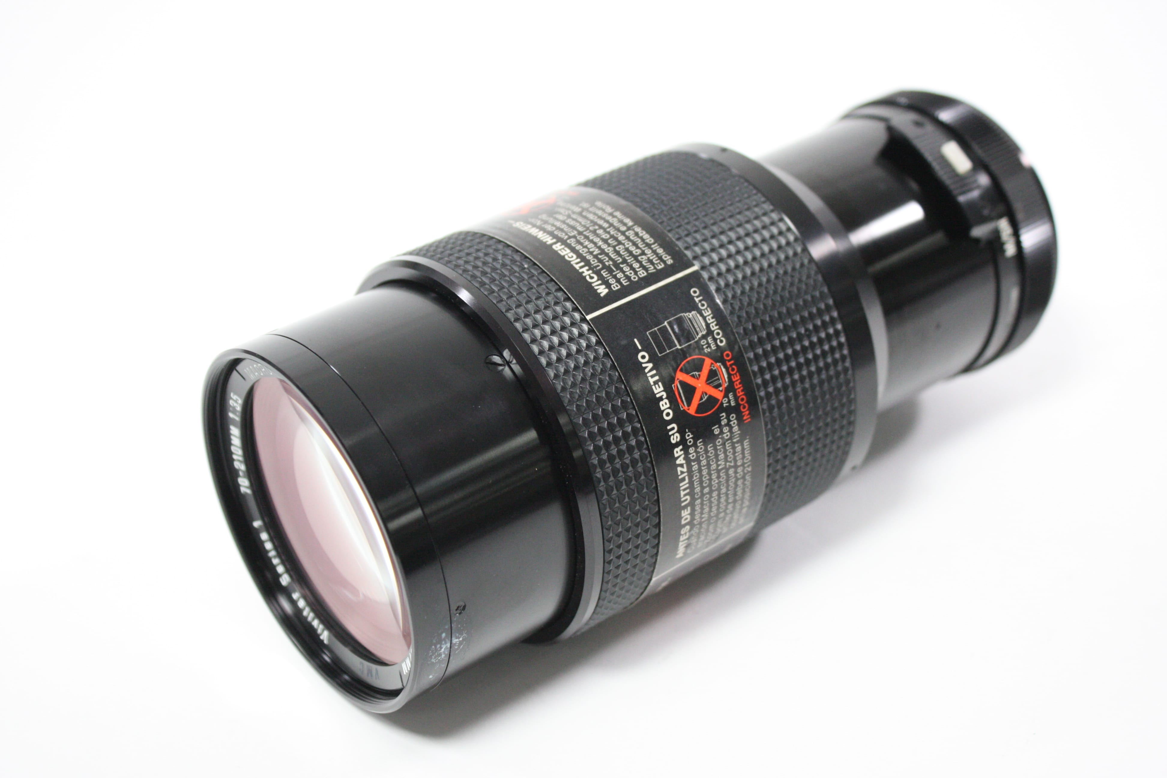 Vivitar 70-210mm f/3.5 Series 1 Macro Focusing Auto Zoom Lens for Minolta MD Mount