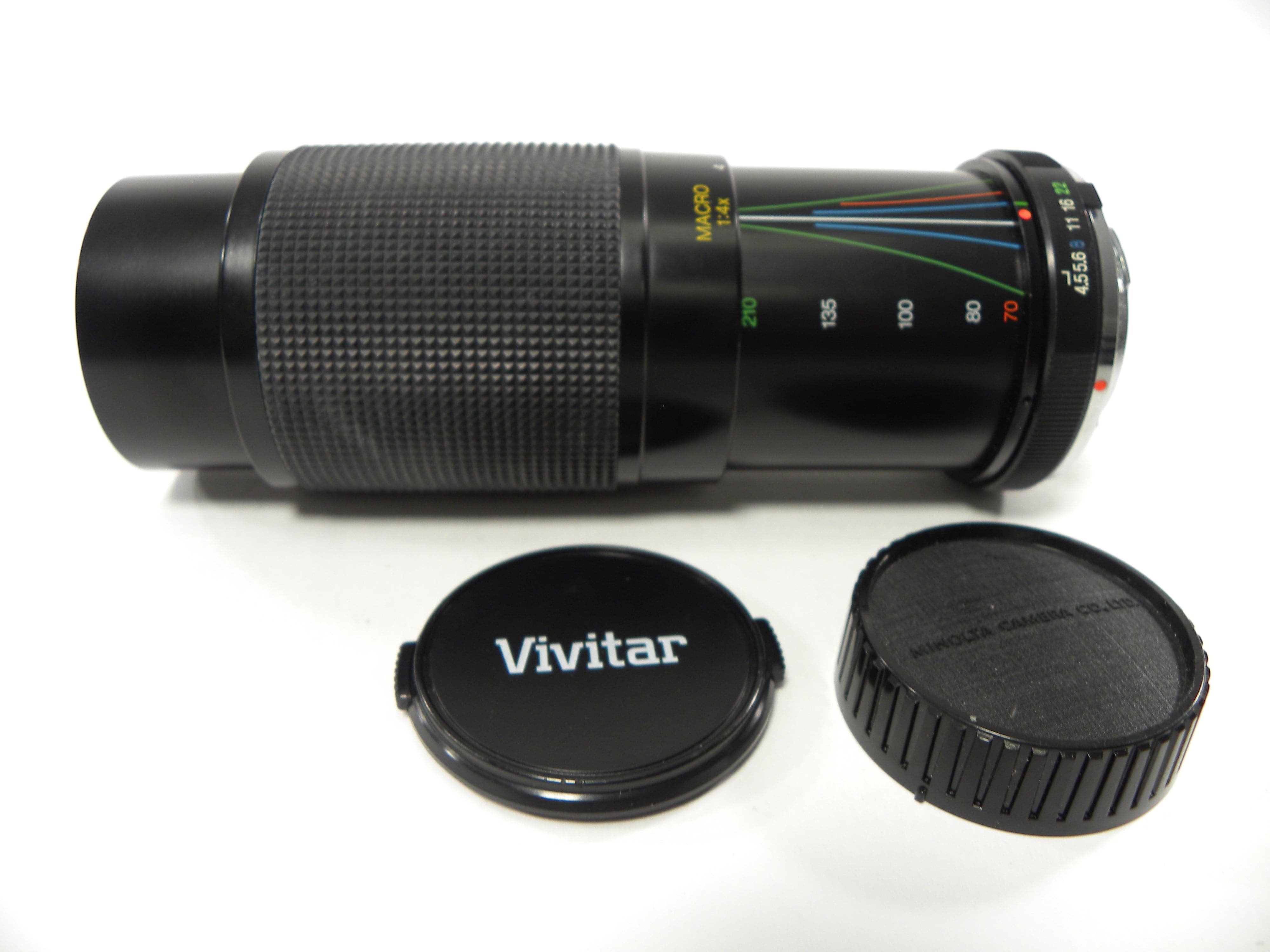 Vivitar MC Macro Focusing Zoom 70-210mm f4.5-5.6 Minolta MD Mount