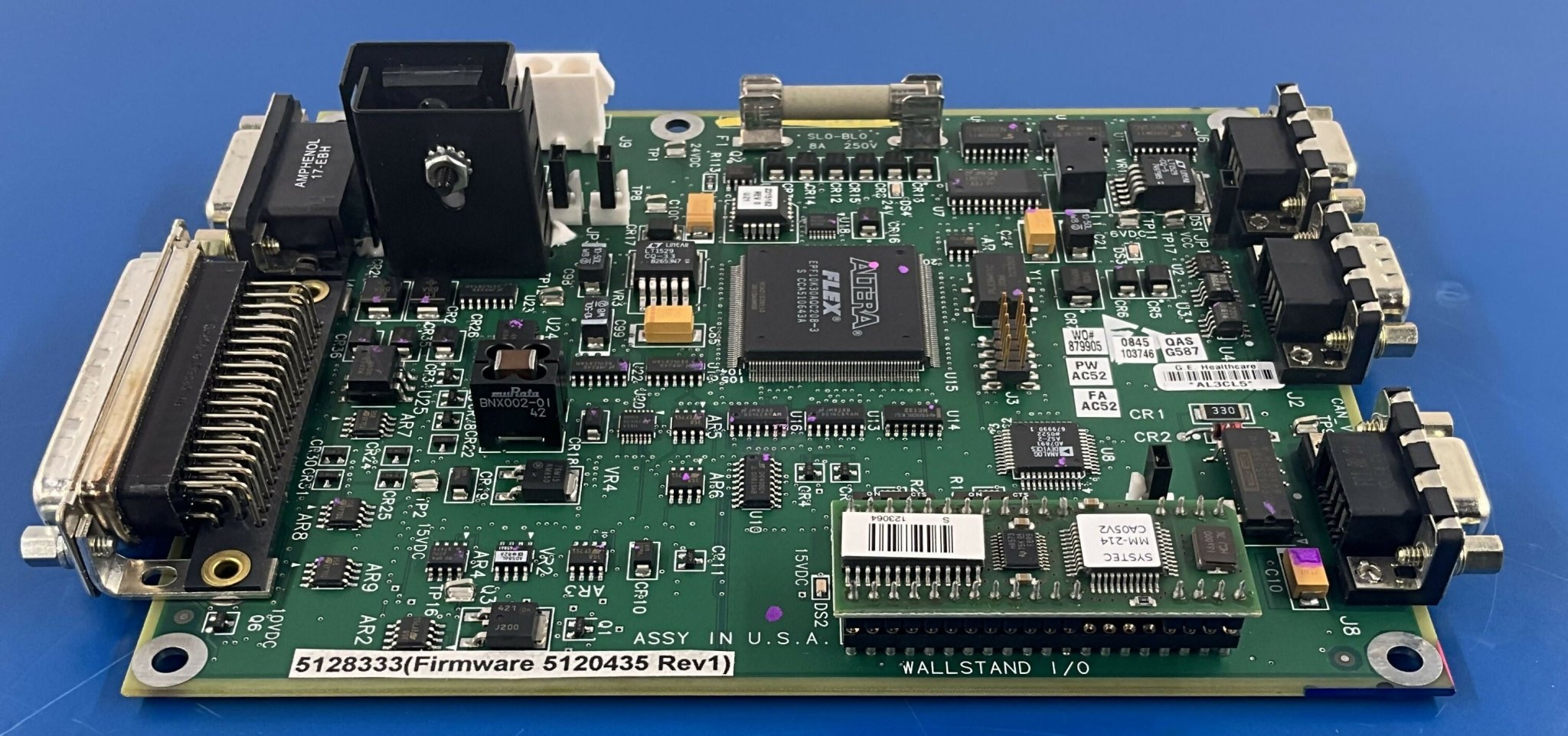 WALL STAND LIGHTNING TABLE I/O BOARD (5128333/2290188-2 GE