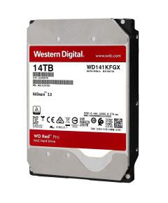 WD141KFGX | Western Digital | Red Pro Nas 14TB 7200RPM Sata 6Gb/S 512Mb Cache 3.5-Inch Internal Hard Drive
