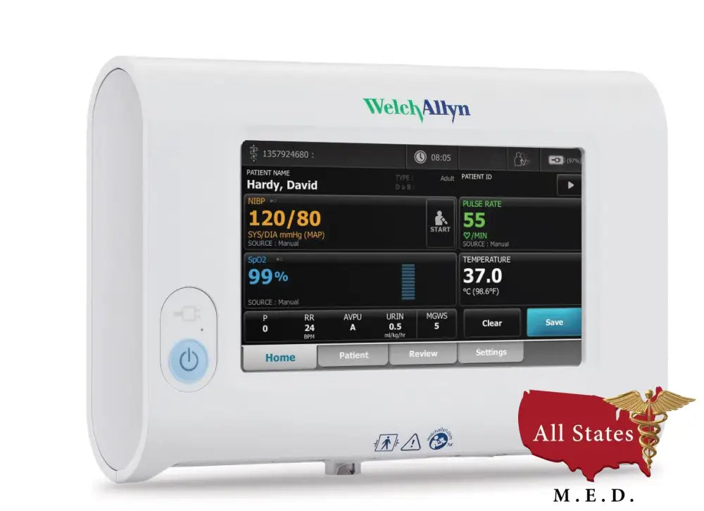 Welch Allyn Connex Spot Monitor NIBP, SPO2, Temp