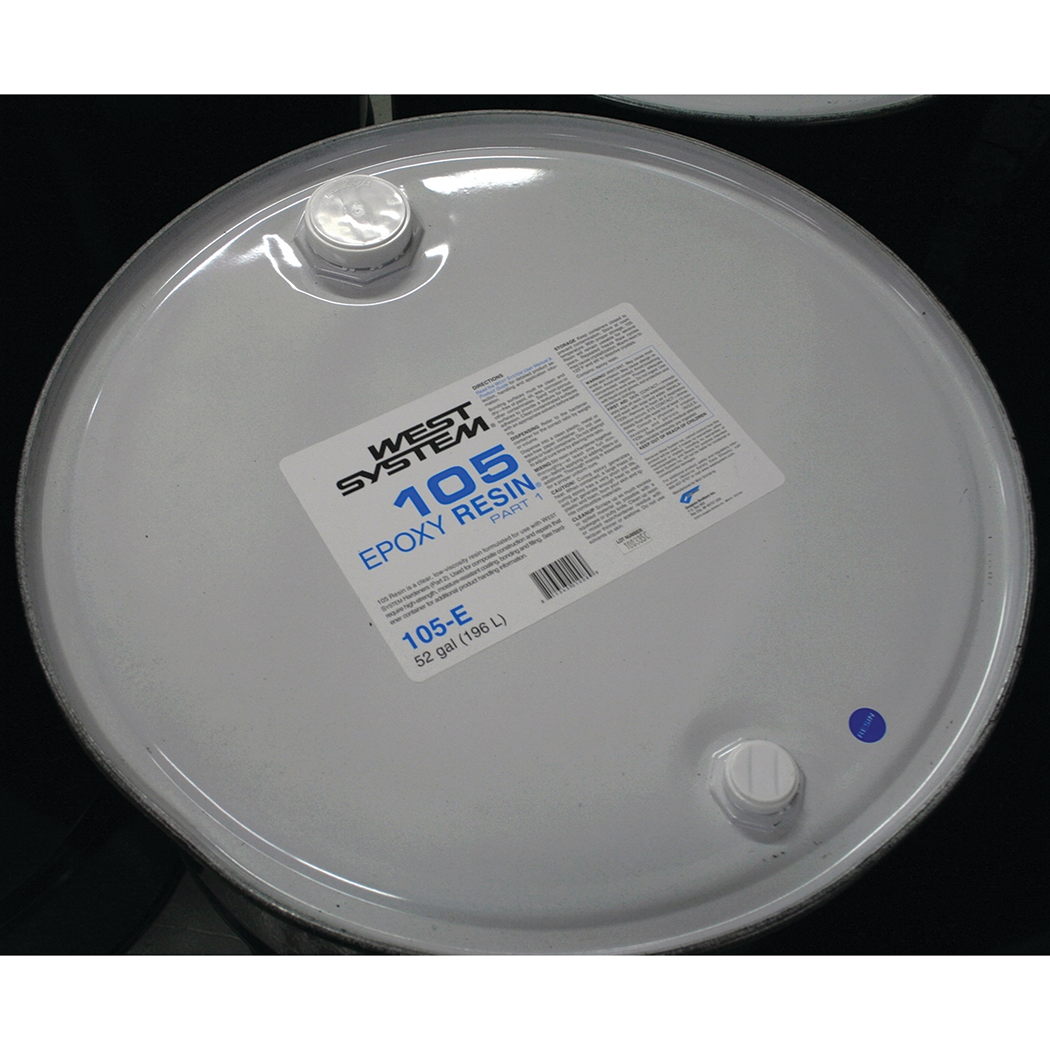 West System 105E Resin - 52.03 Gallon