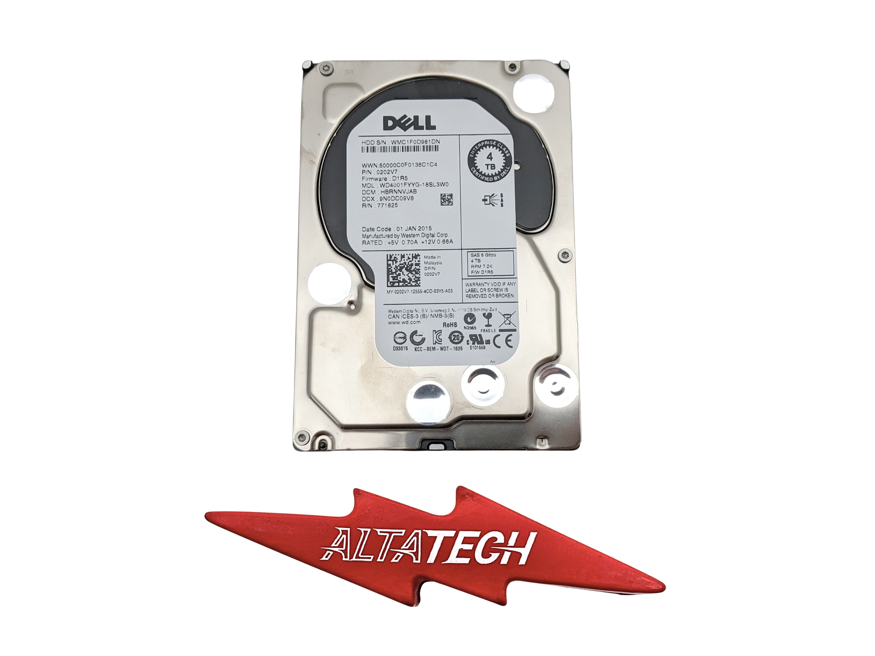 Western Digital WD4001FYYG Western Digital WD4001FYYG 4TB 7.2K SAS 3.5