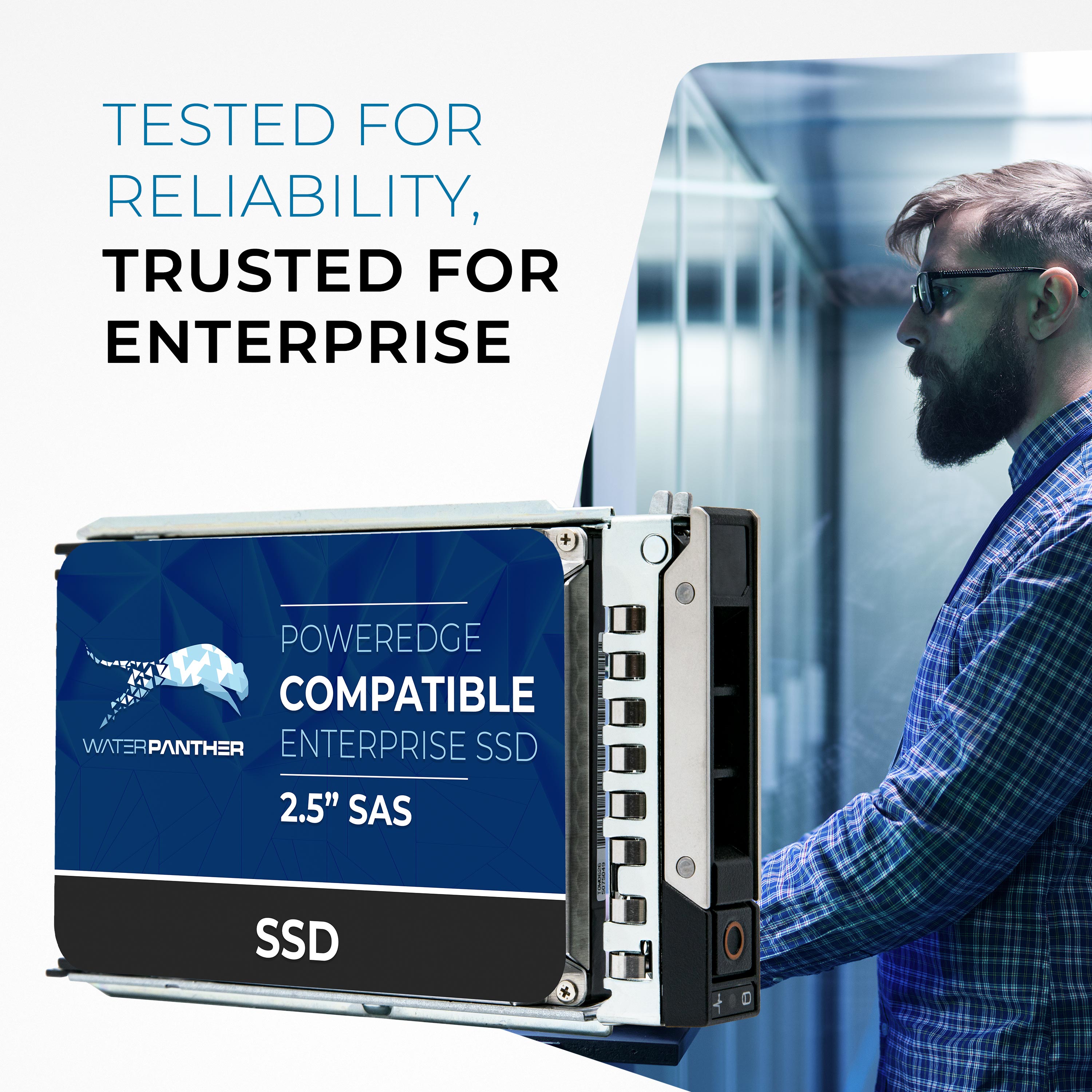 Water Panther G14 15.36TB SAS 12Gb/s 2.5in Recertified Solid State Drive
