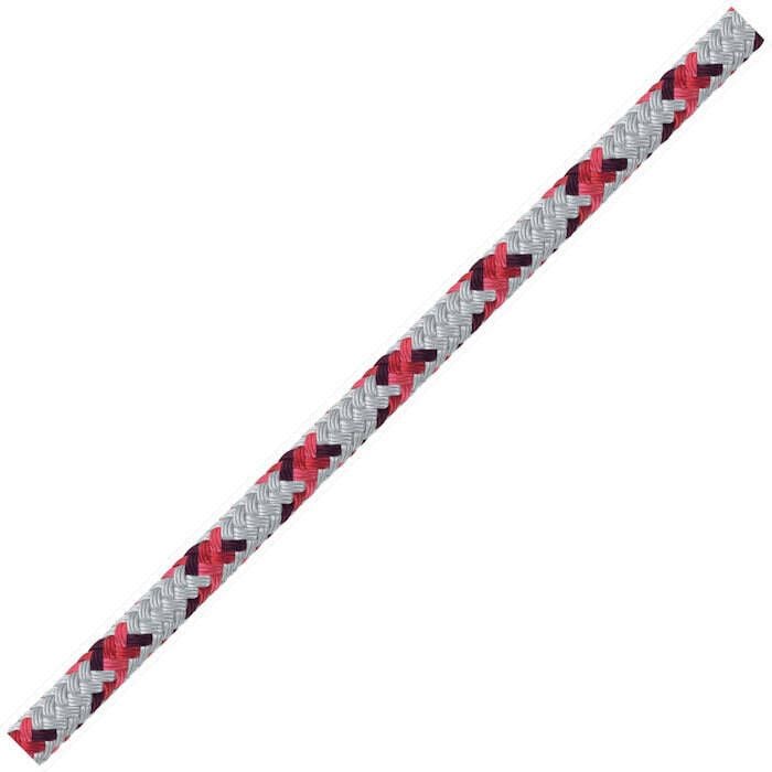 Samson Rope 4.3502E+11 Samson Rope 435020405030 Samson 435020405030 XLS3 Yacht, Braid, 5/16" (8mm) x 500', White w/Red Tracer