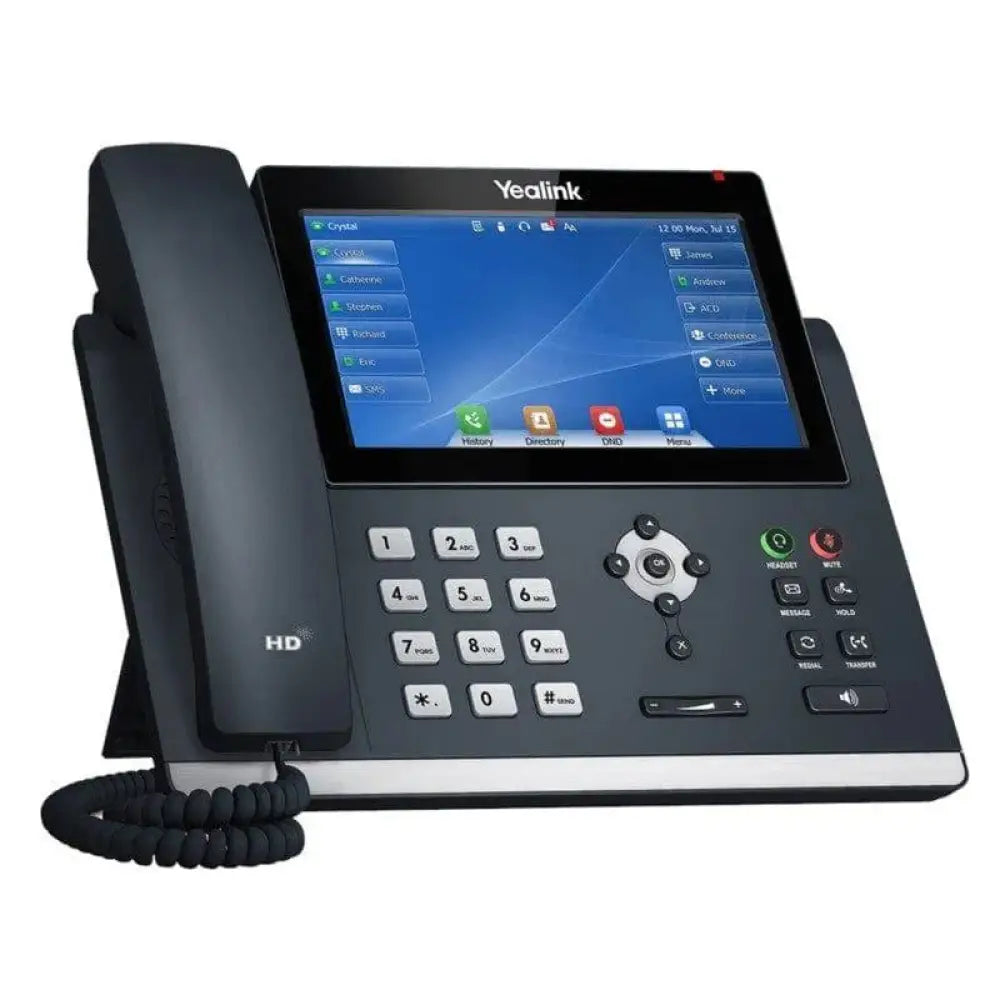 Yealink SIP-T48U 7" Touchscreen 16-Line Gigabit IP Phone (1301204) - Refurbished